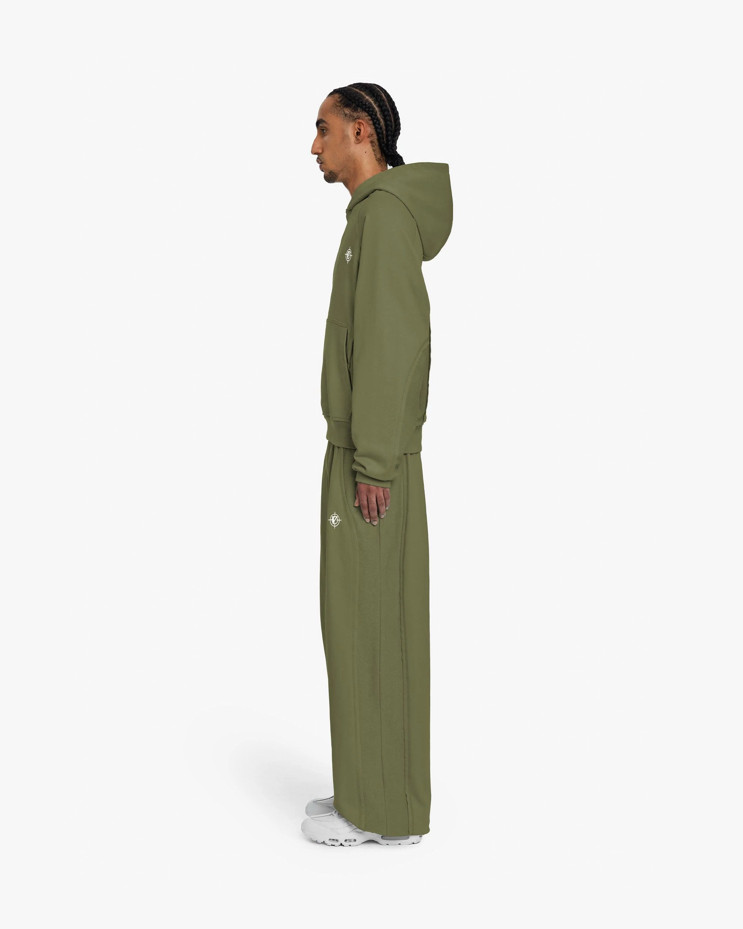 INSIDE OUT HOODIE KHAKI - Image 5