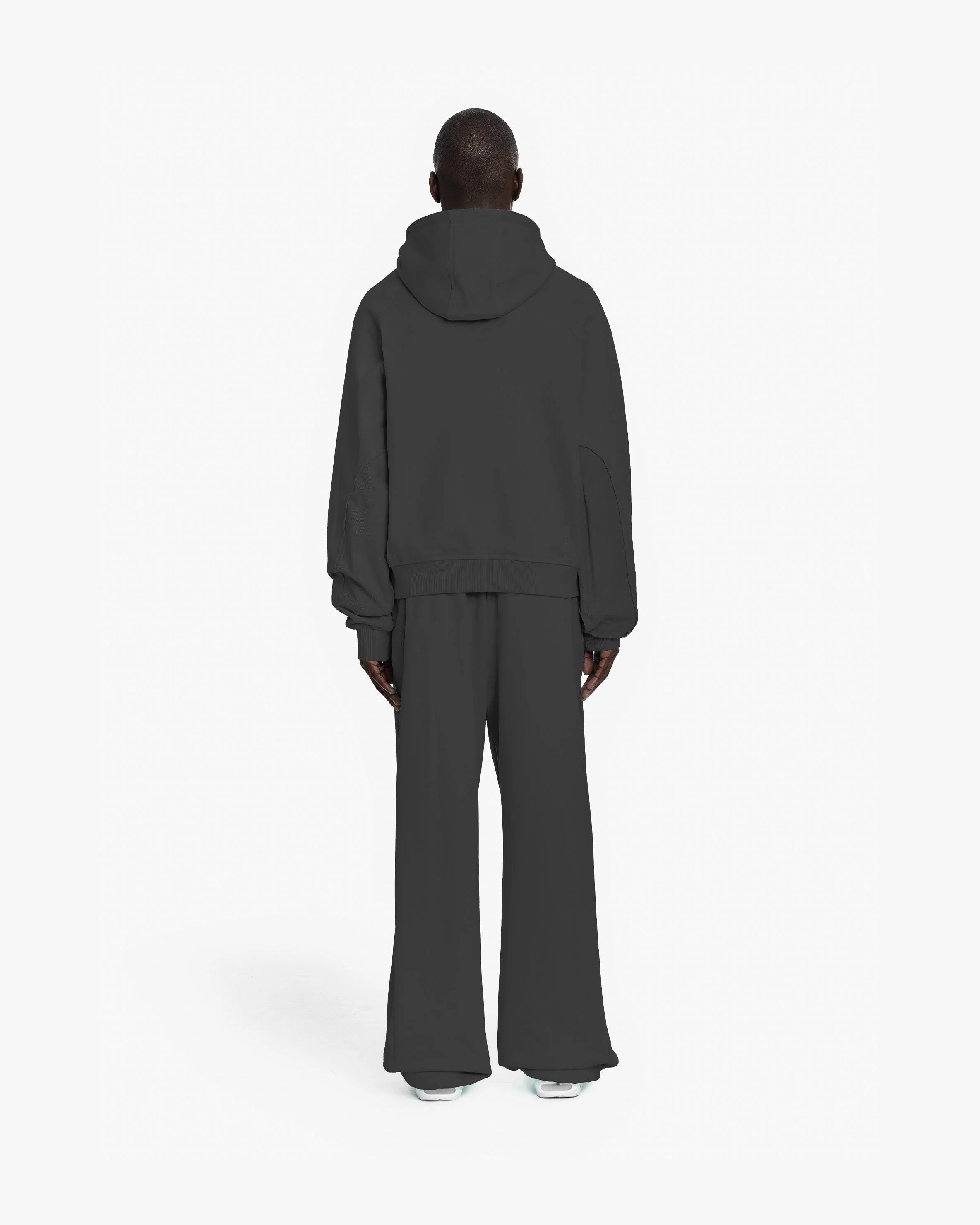 INSIDE OUT ZIP HOODIE ASH GREY (OLD SIZING) - Image 6