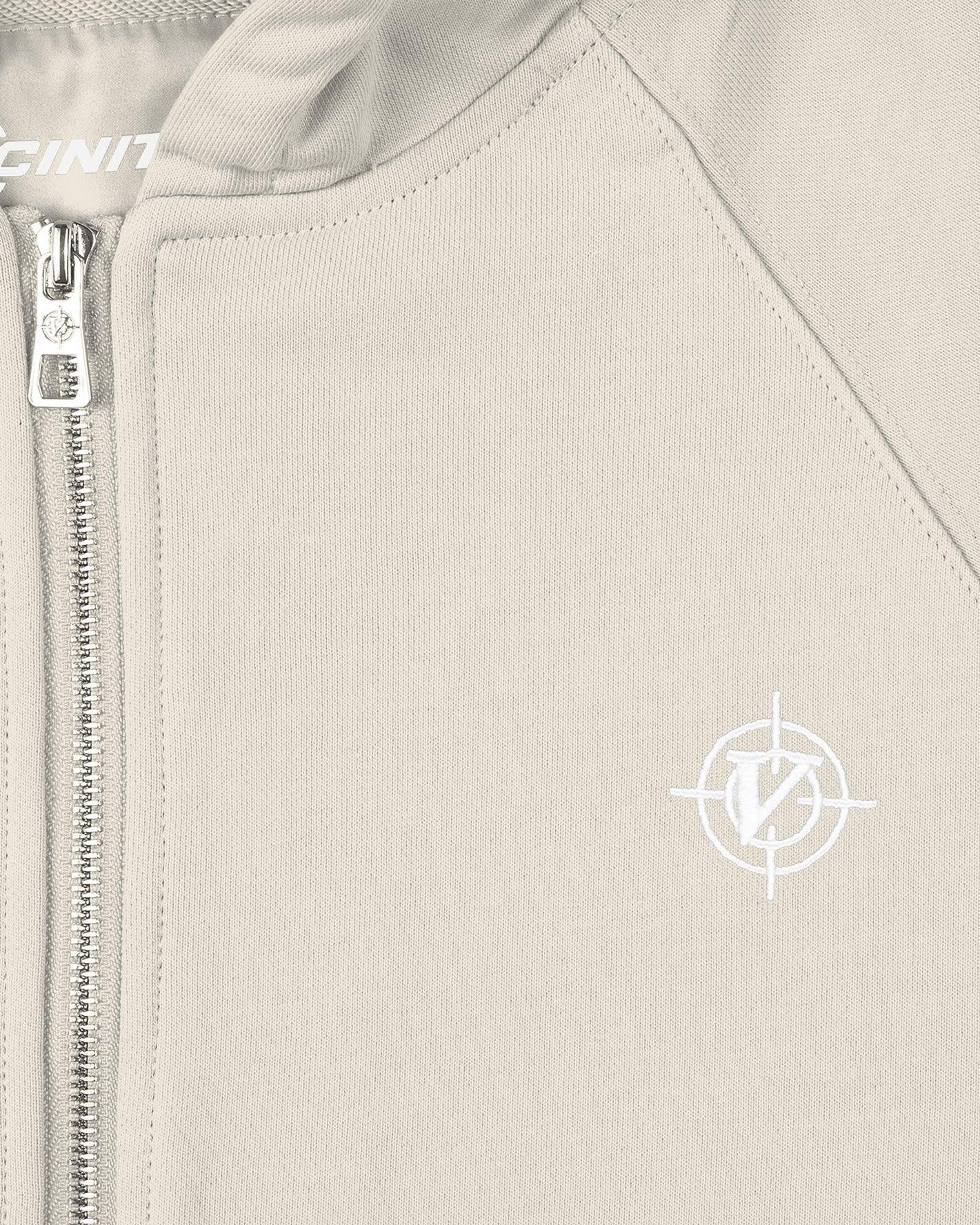 INSIDE OUT ZIP HOODIE BEIGE (OLD SIZING) - Image 7