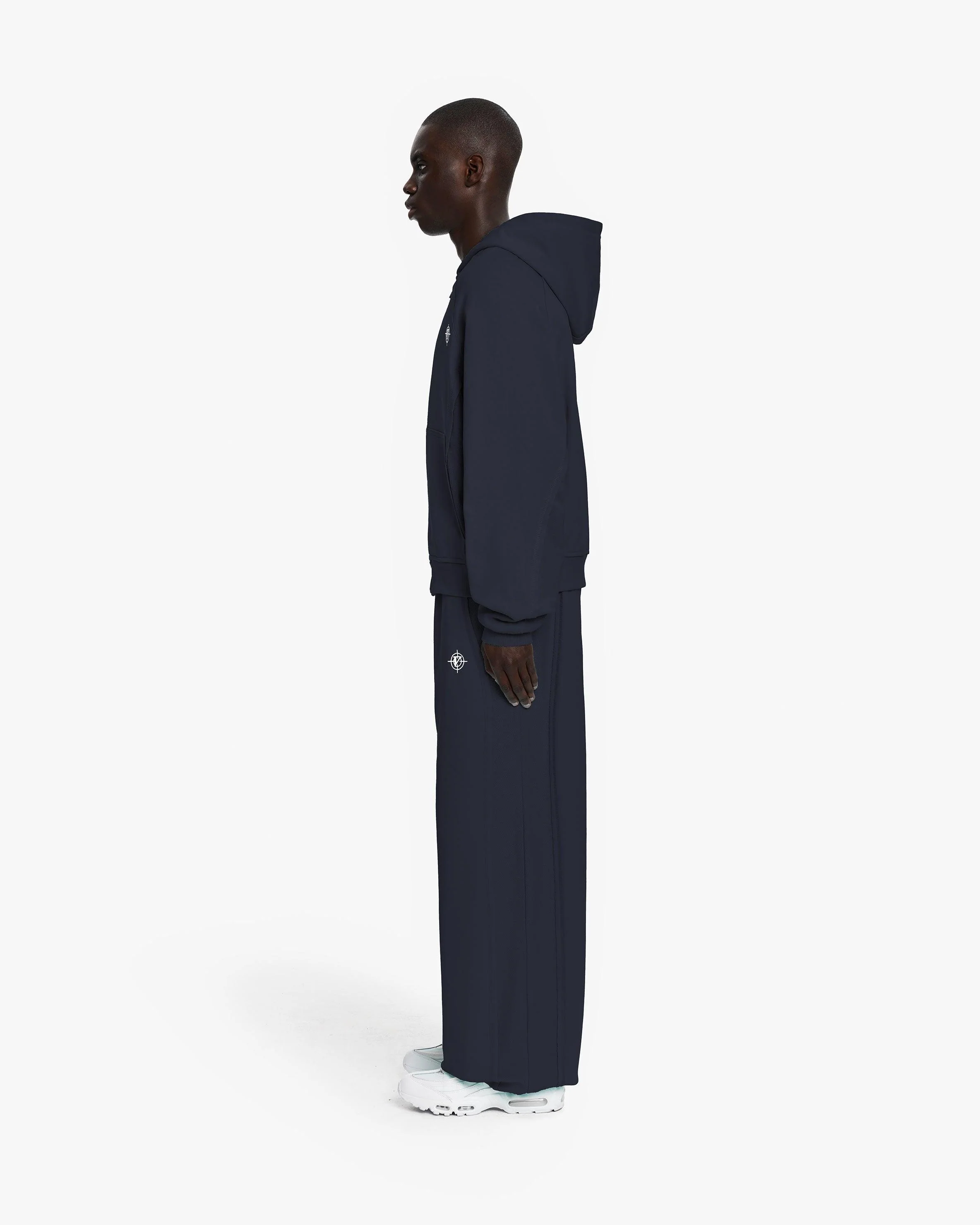 INSIDE OUT ZIP HOODIE NAVY (OLD SIZING) - Image 5