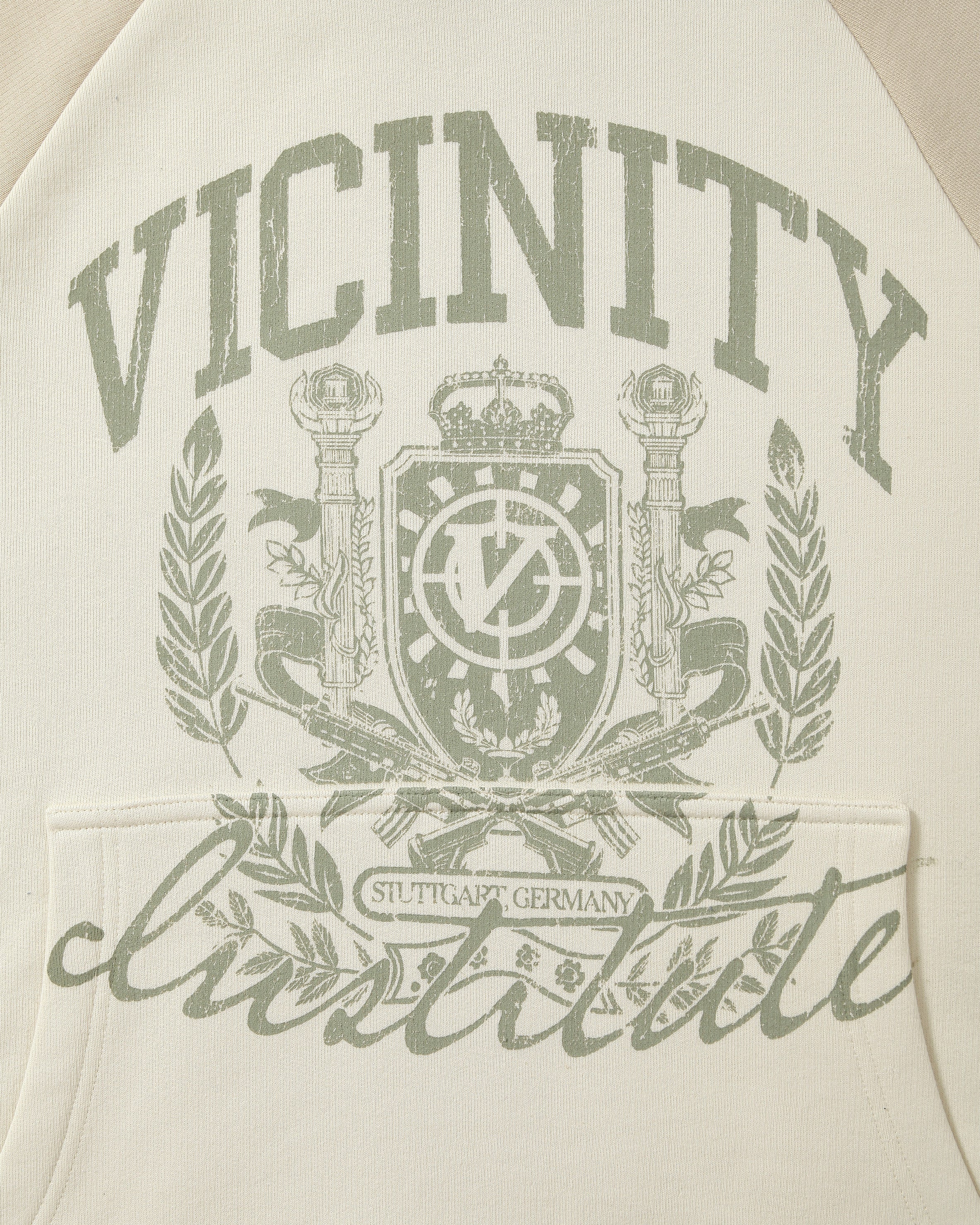 INSTITUTE HOODIE BEIGE - Image 10