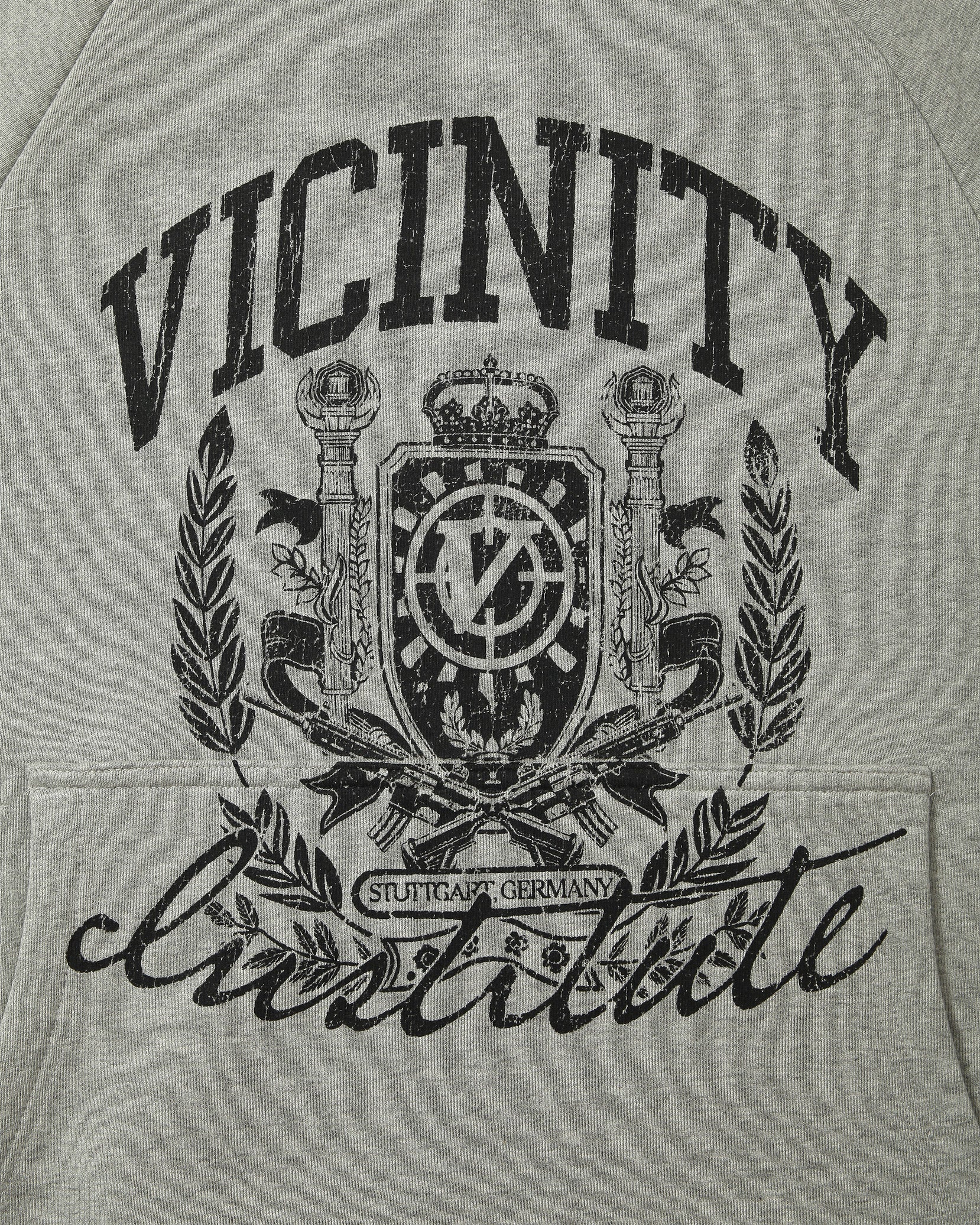 INSTITUTE HOODIE GREY MELANGE - Image 10