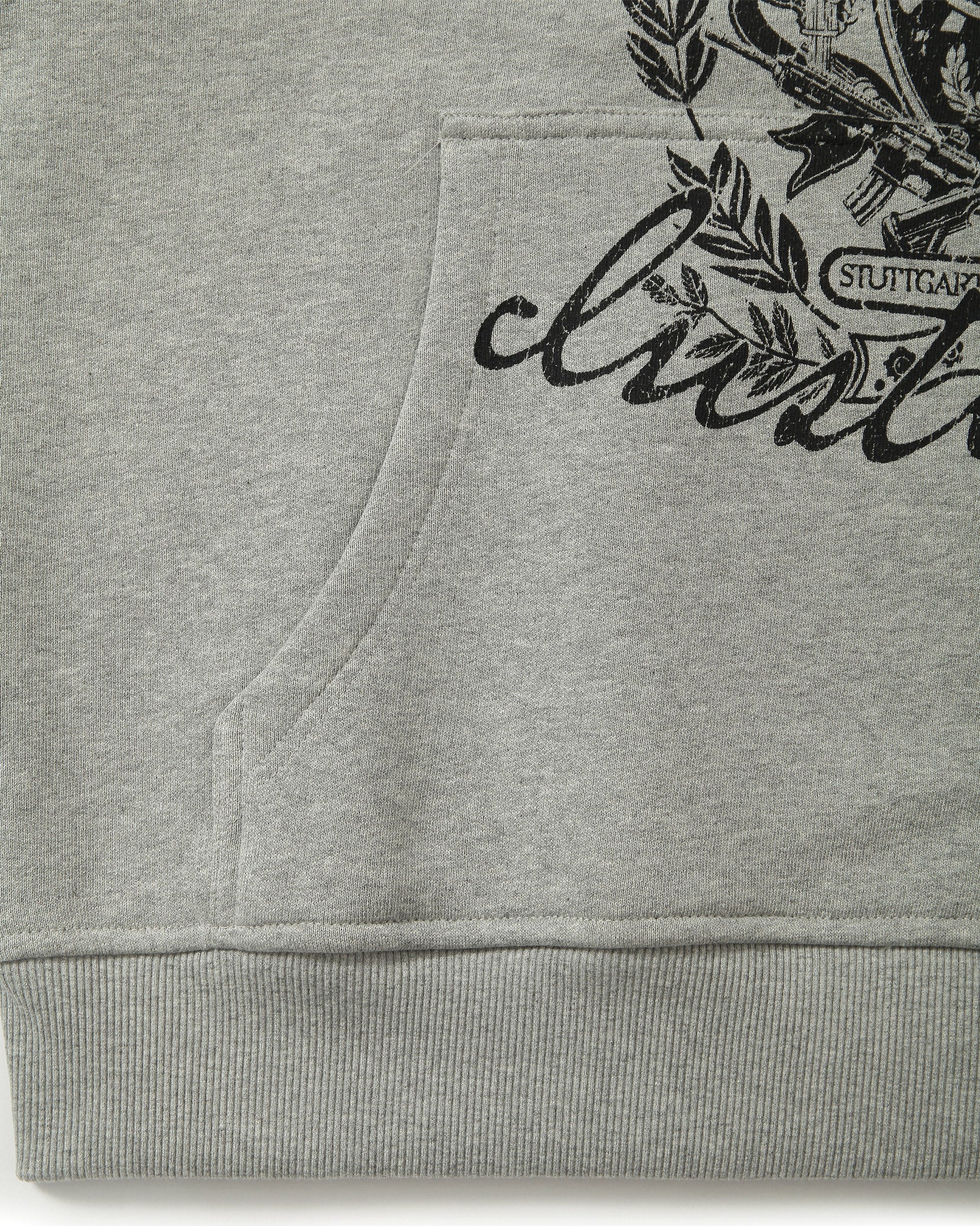 INSTITUTE HOODIE GREY MELANGE - Image 11