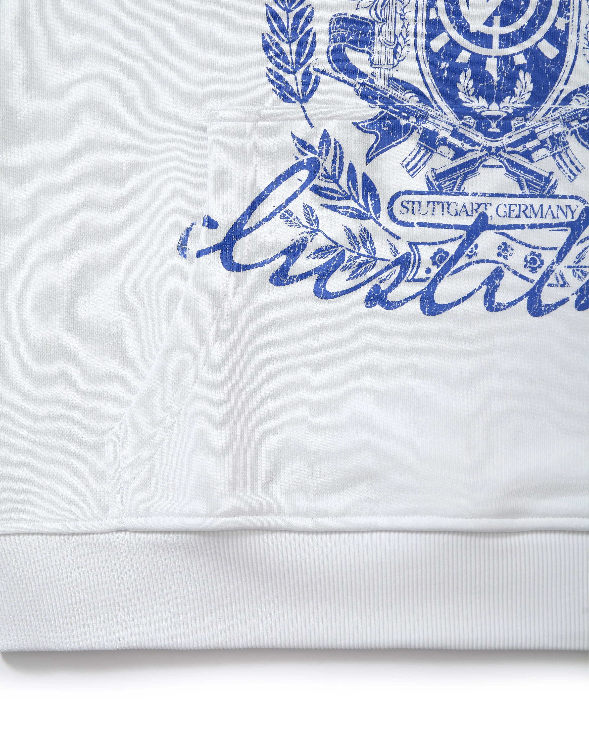 INSTITUTE HOODIE WHITE/BLUE - Image 12