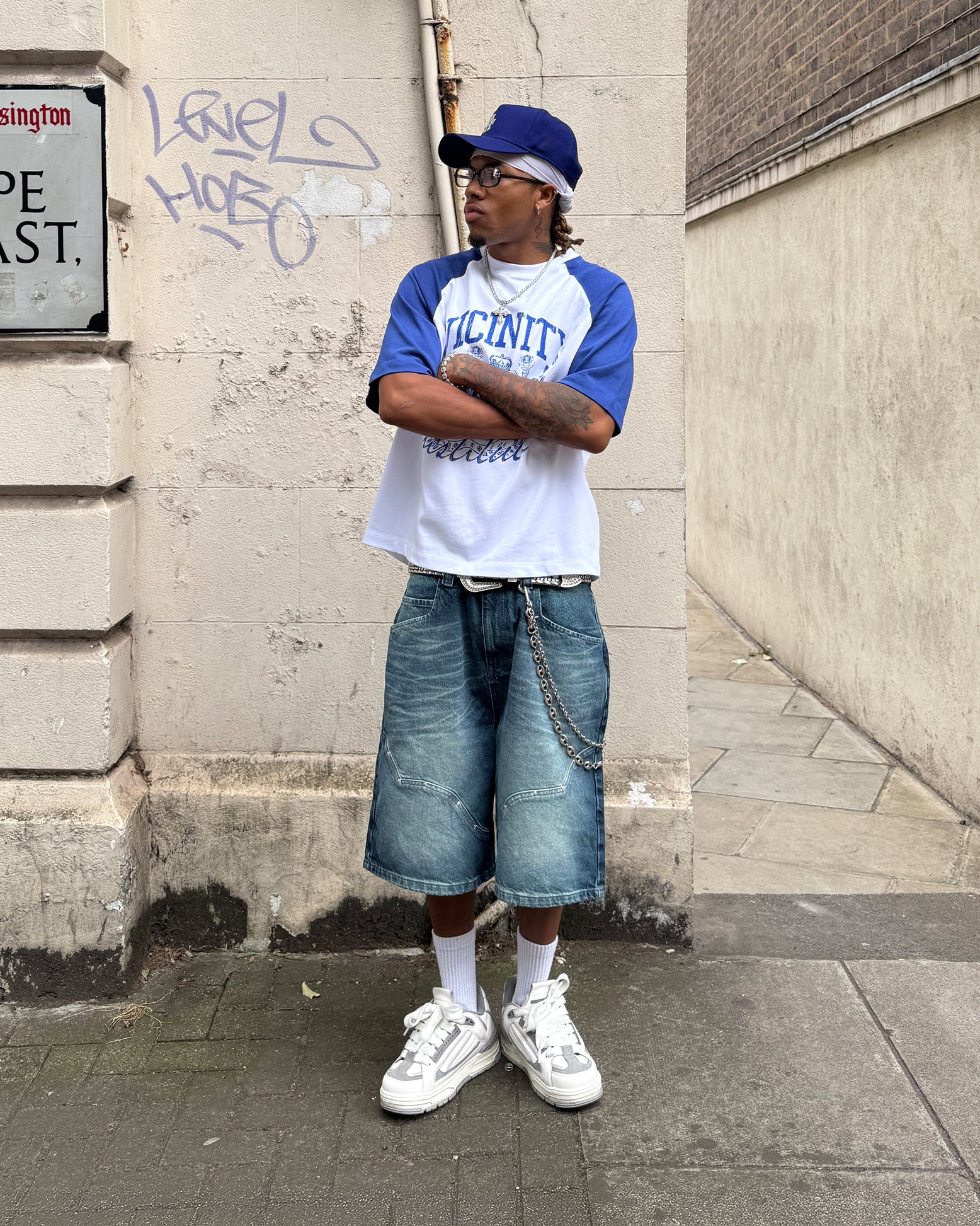 INSTITUTE TEE WHITE/BLUE - Image 2