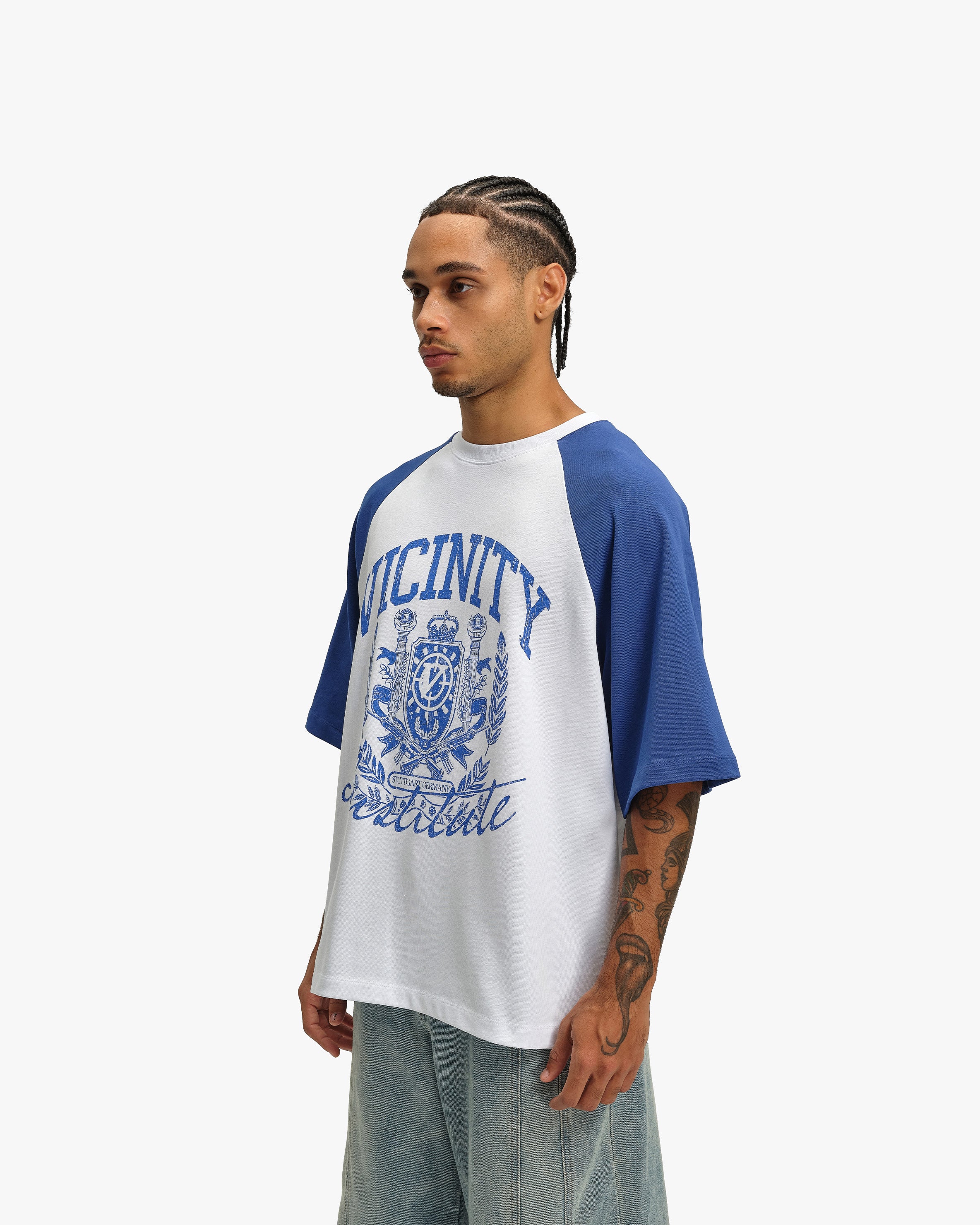 INSTITUTE TEE WHITE/BLUE - Image 6