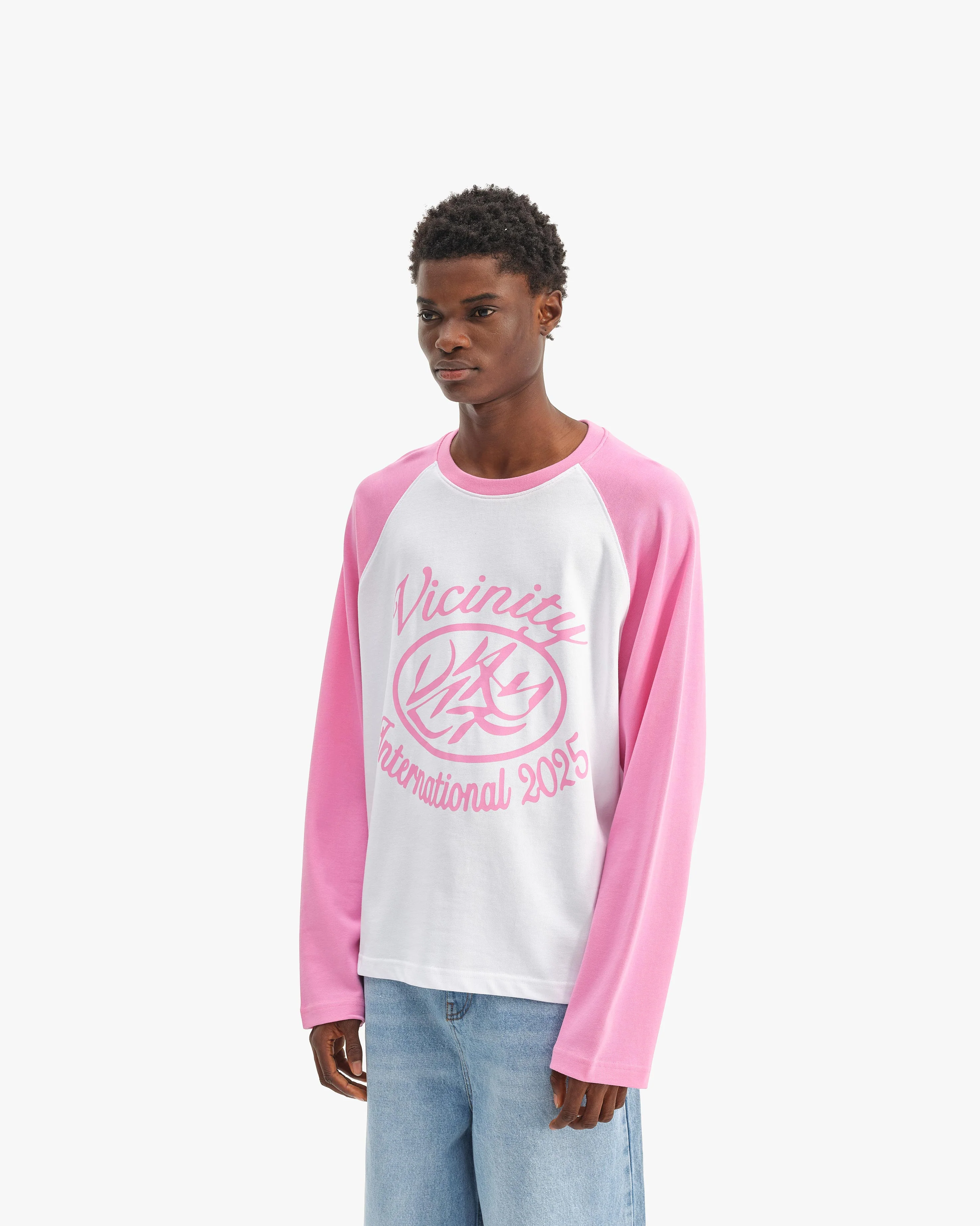 INTERNATIONAL LONGSLEEVE WHITE/PINK - Image 4