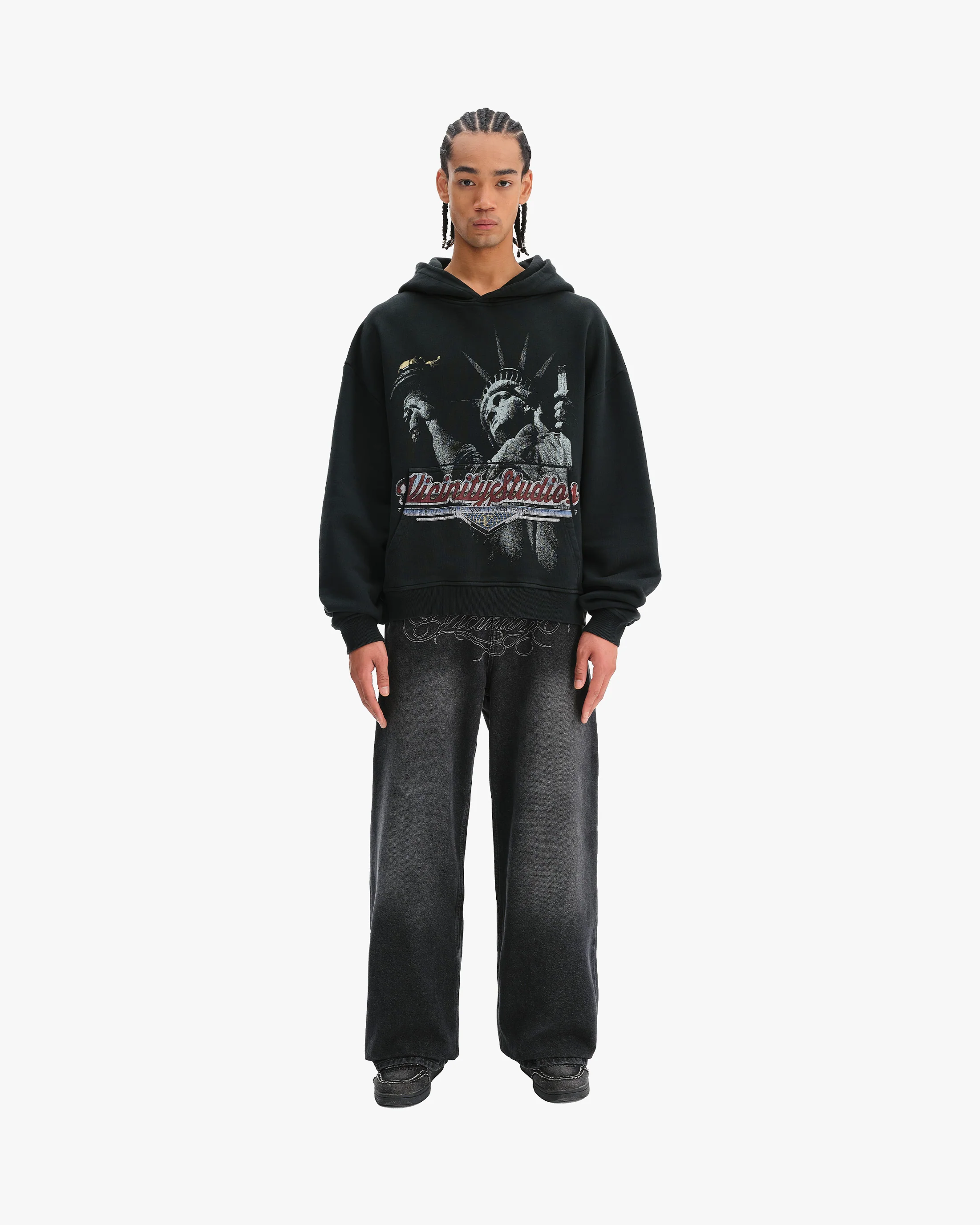 LADY LIBERTY HOODIE VINTAGE WASH - Image 8