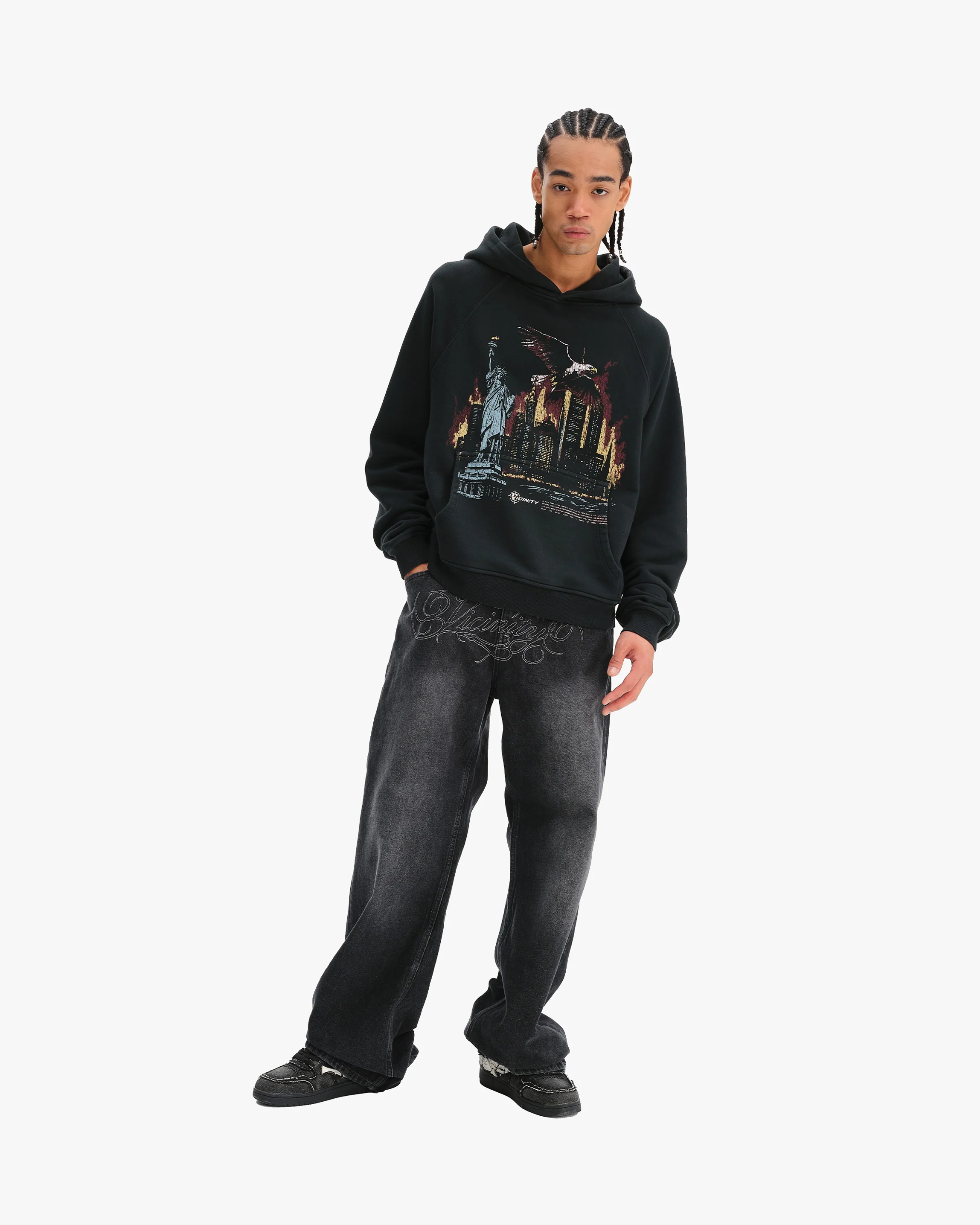 LIBERTY BURNS HOODIE VINTAGE WASH - Image 8