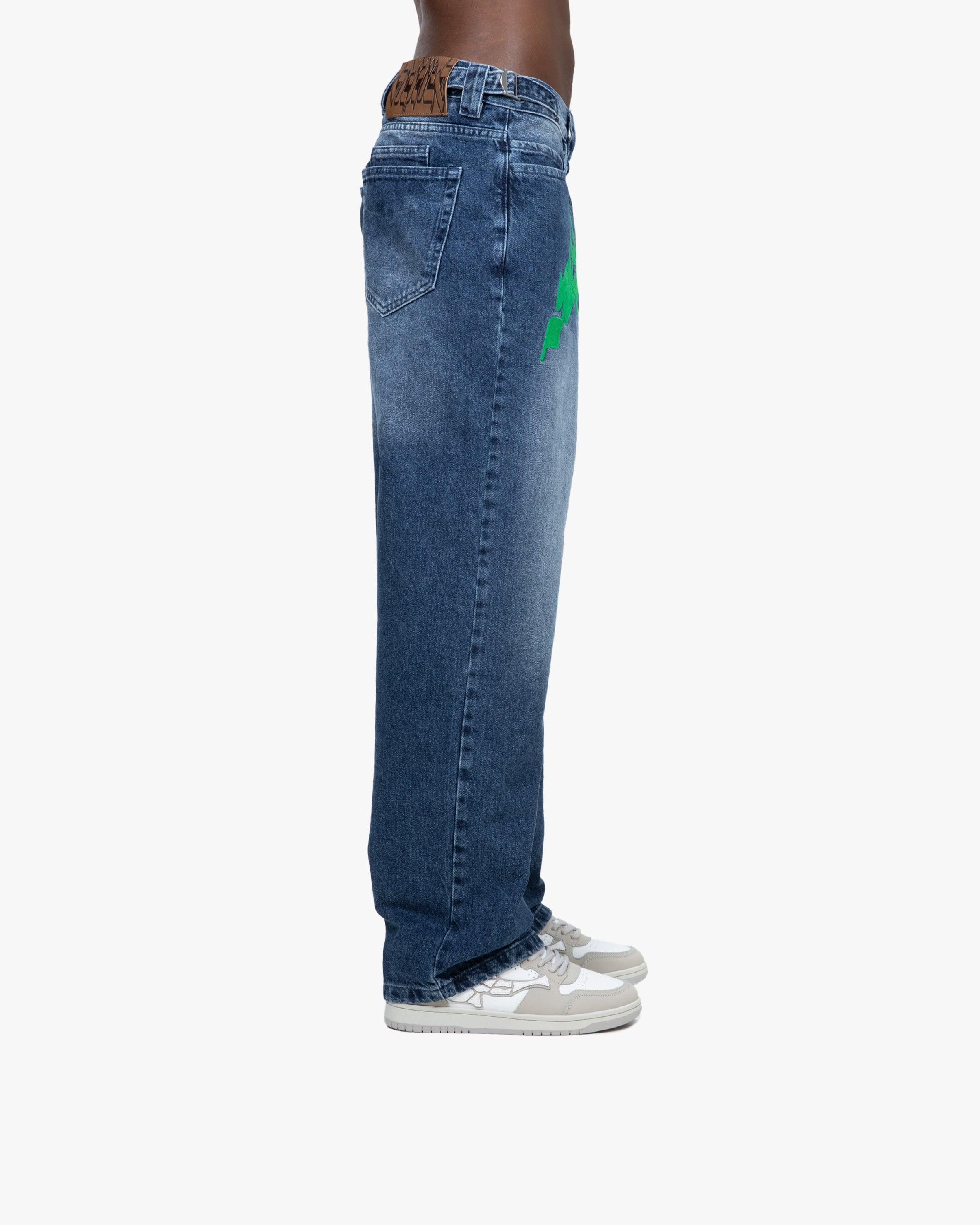 MIRAGE DENIM DARK BLUE / GREEN - Image 4