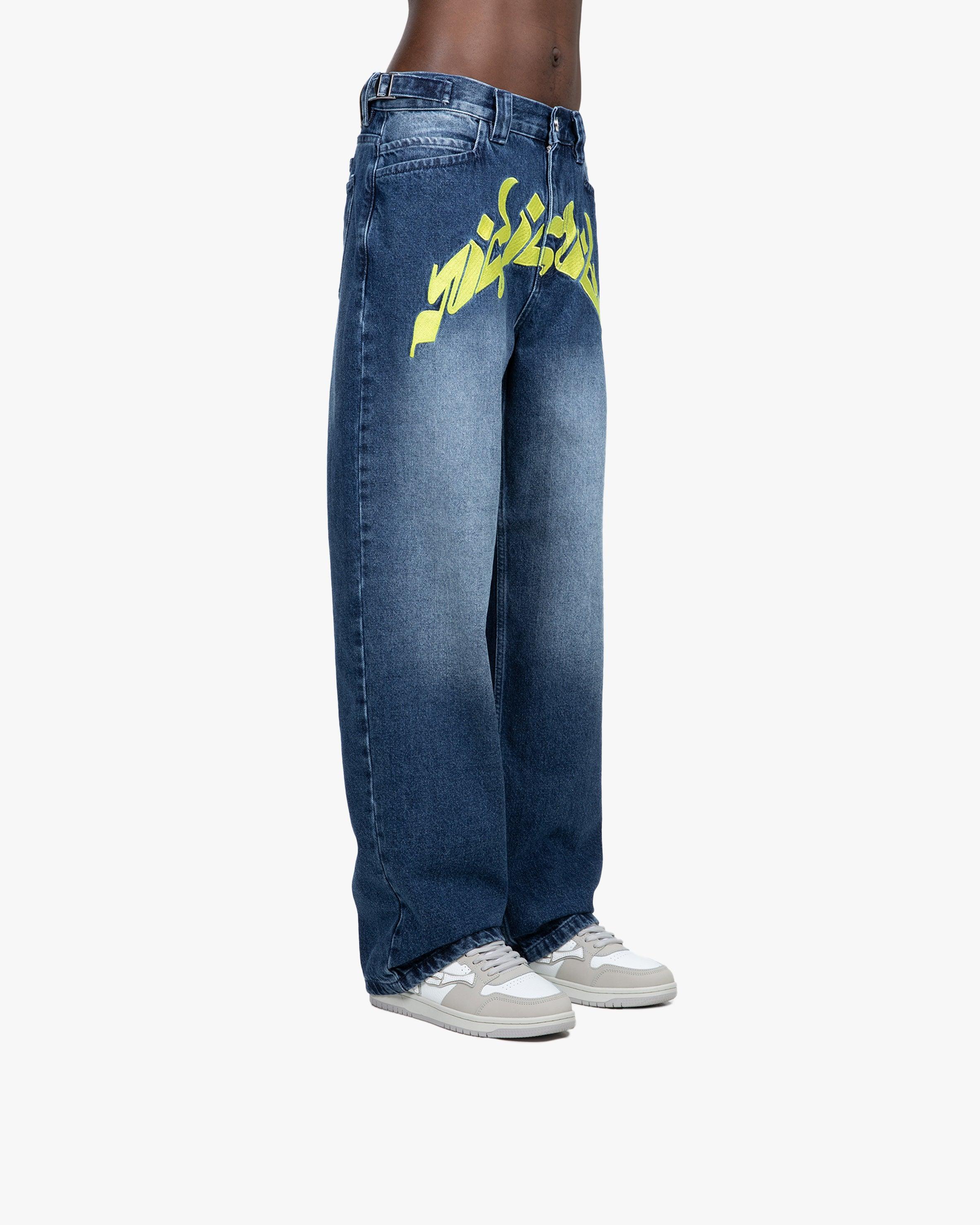 MIRAGE DENIM DARK BLUE / YELLOW - Image 3