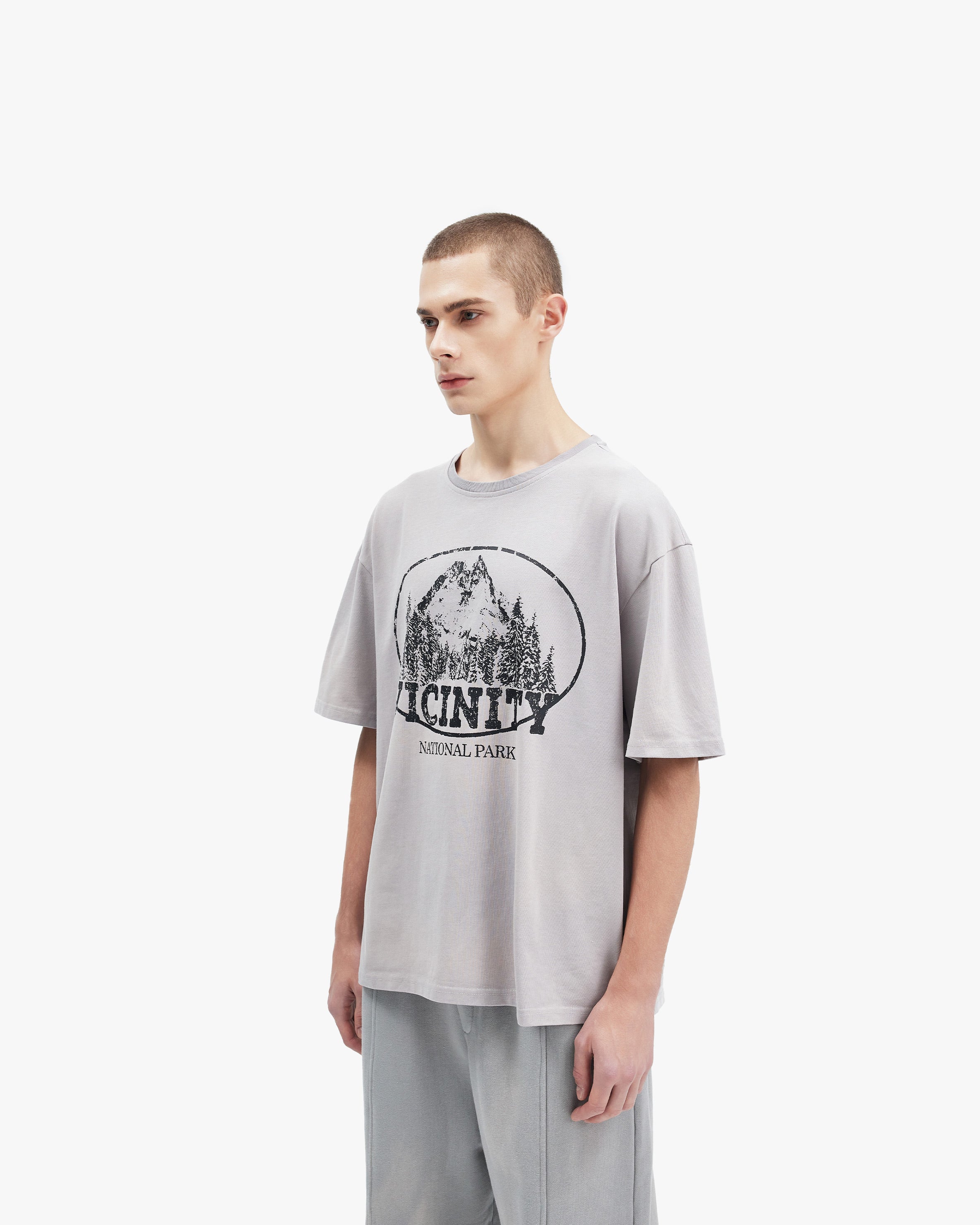 MOUNTAIN TEE GREY - Image 4