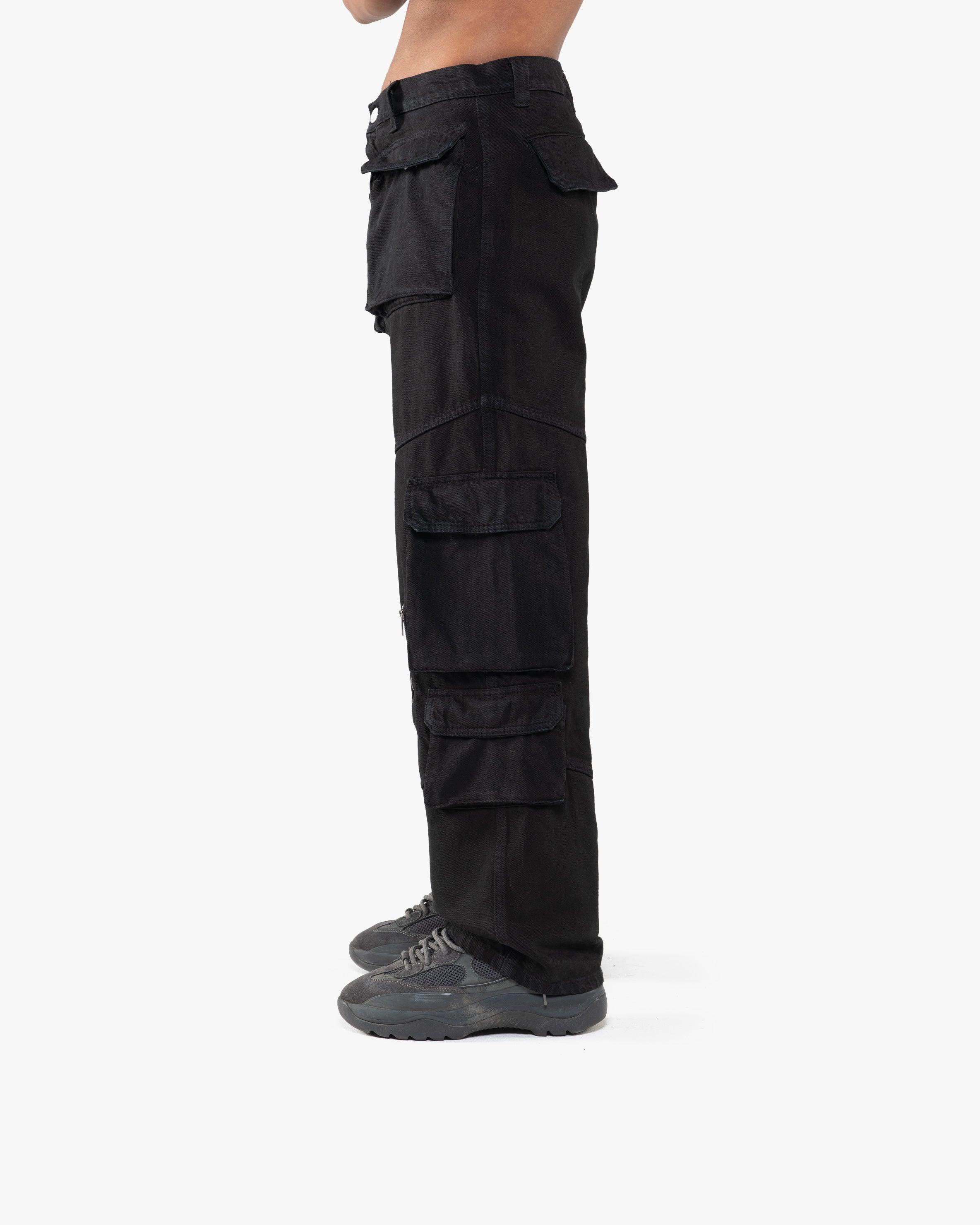 MULTIPOCKET CARGOPANTS BLACK - Image 4