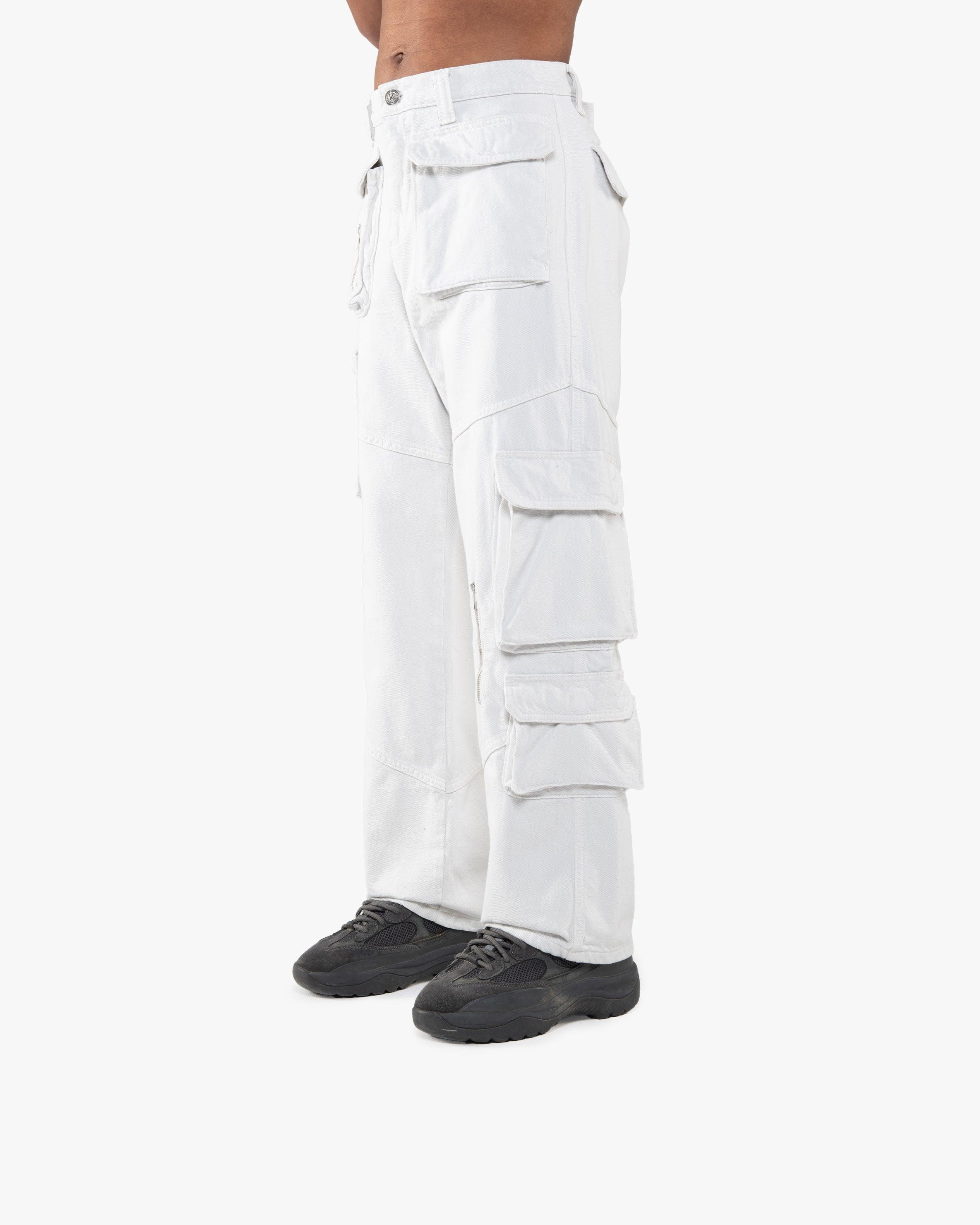 MULTIPOCKET CARGOPANTS LIGHT GREY - Image 3