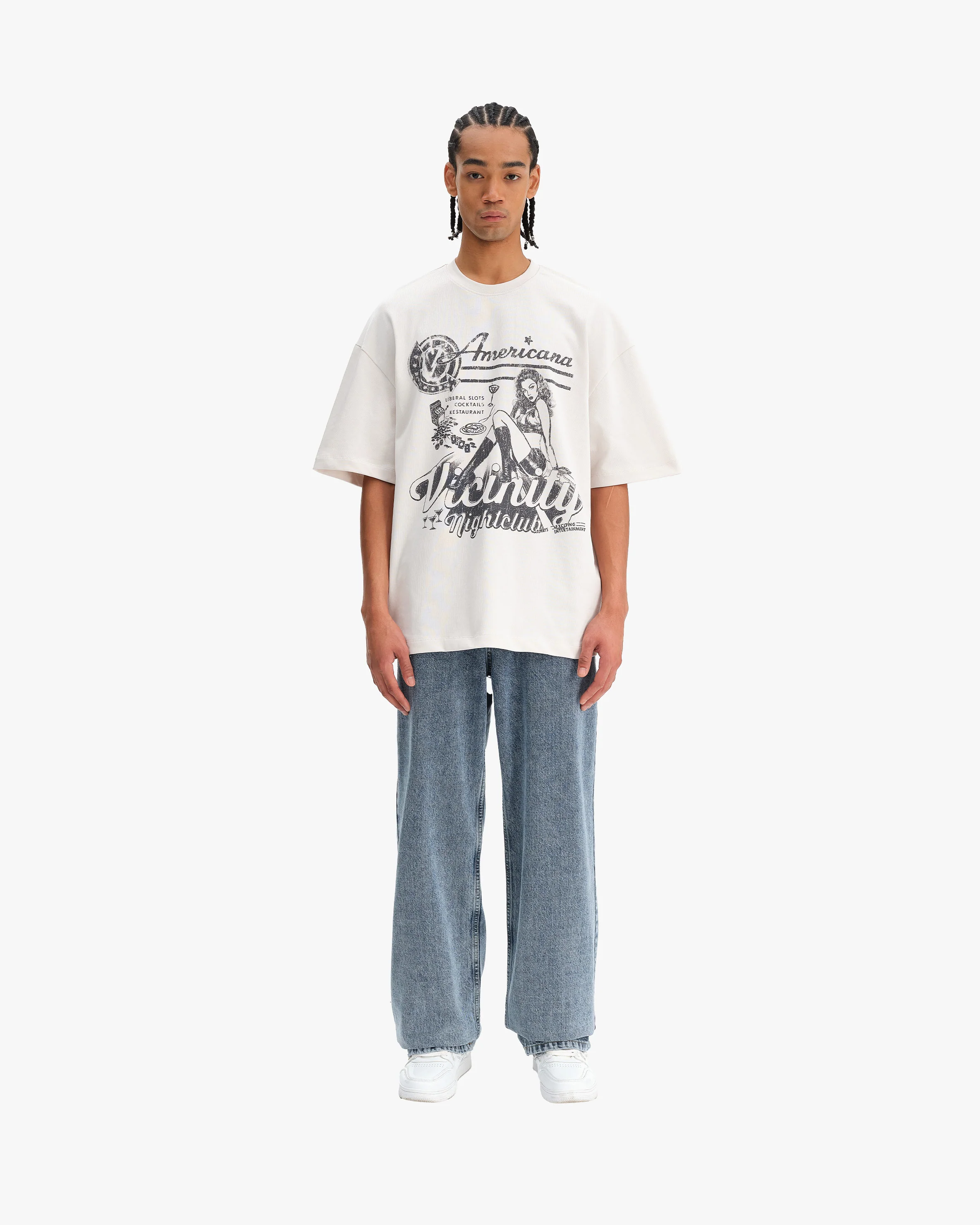NIGHTCLUB TEE BEIGE - Image 7