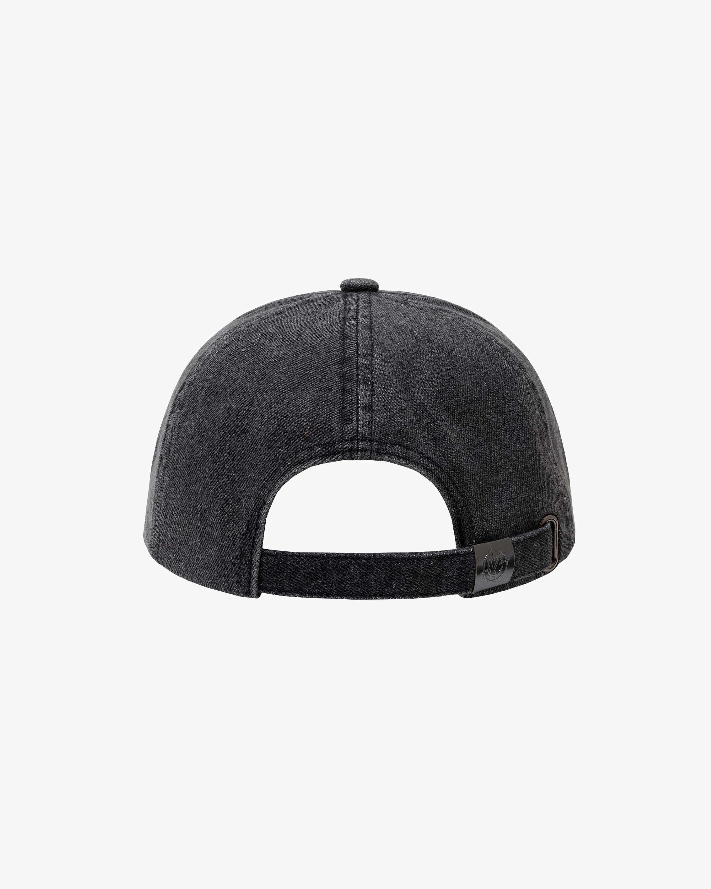 ORNAMENT DENIM CAP BLACK - Image 5