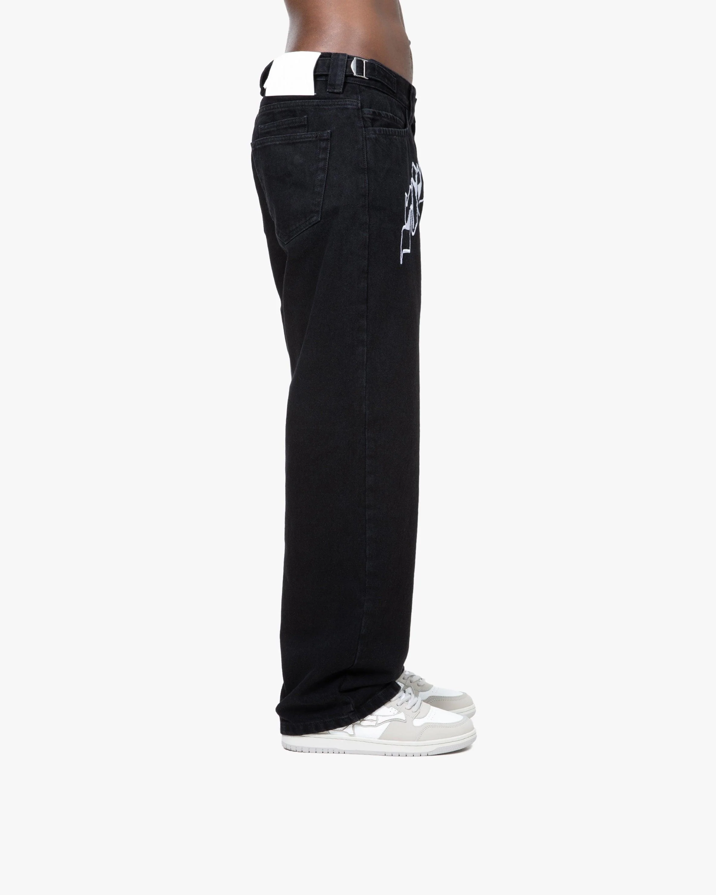 OUTLINED MIRAGE DENIM BLACK / WHITE - Image 4