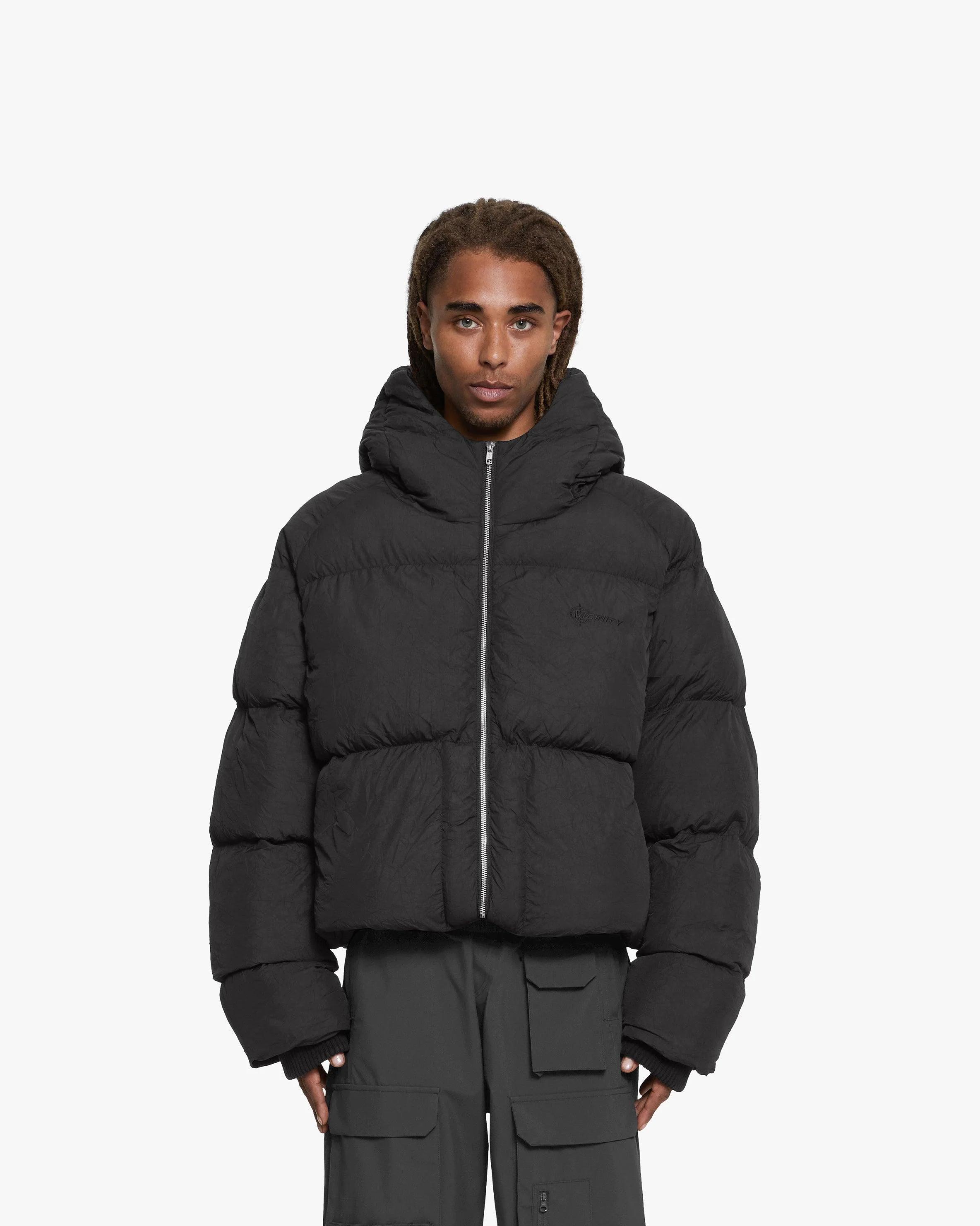 PUFFER JACKET BLACK - Image 3