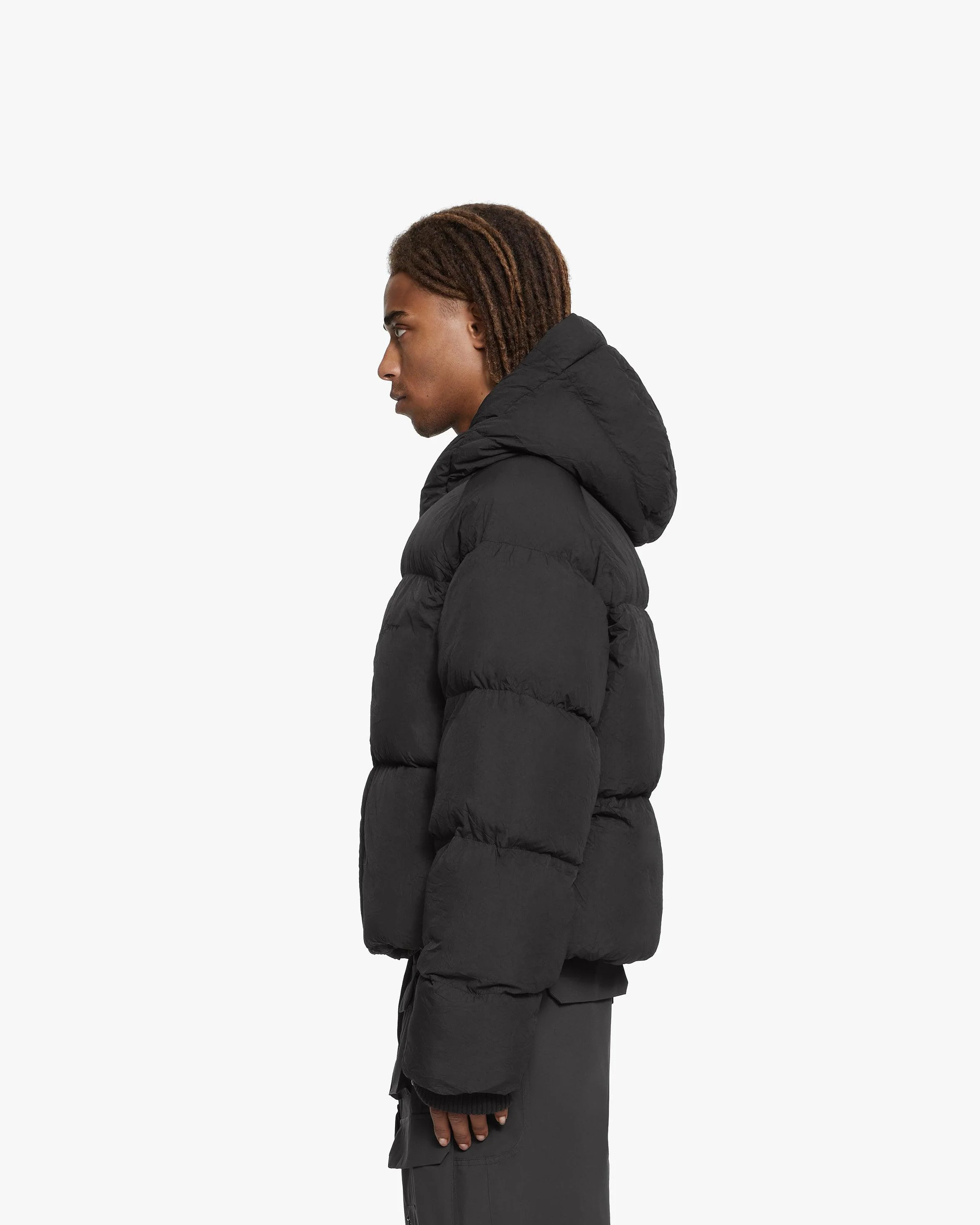 PUFFER JACKET BLACK - Image 8