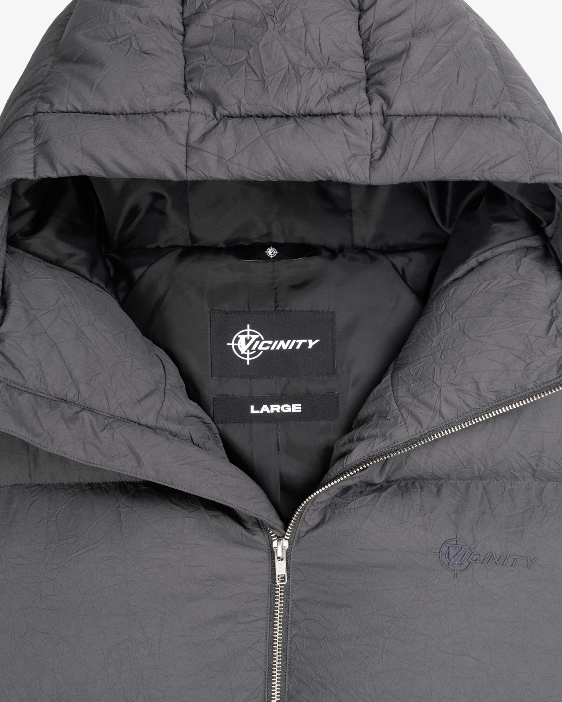 PUFFER JACKET DARK GREY - Image 20