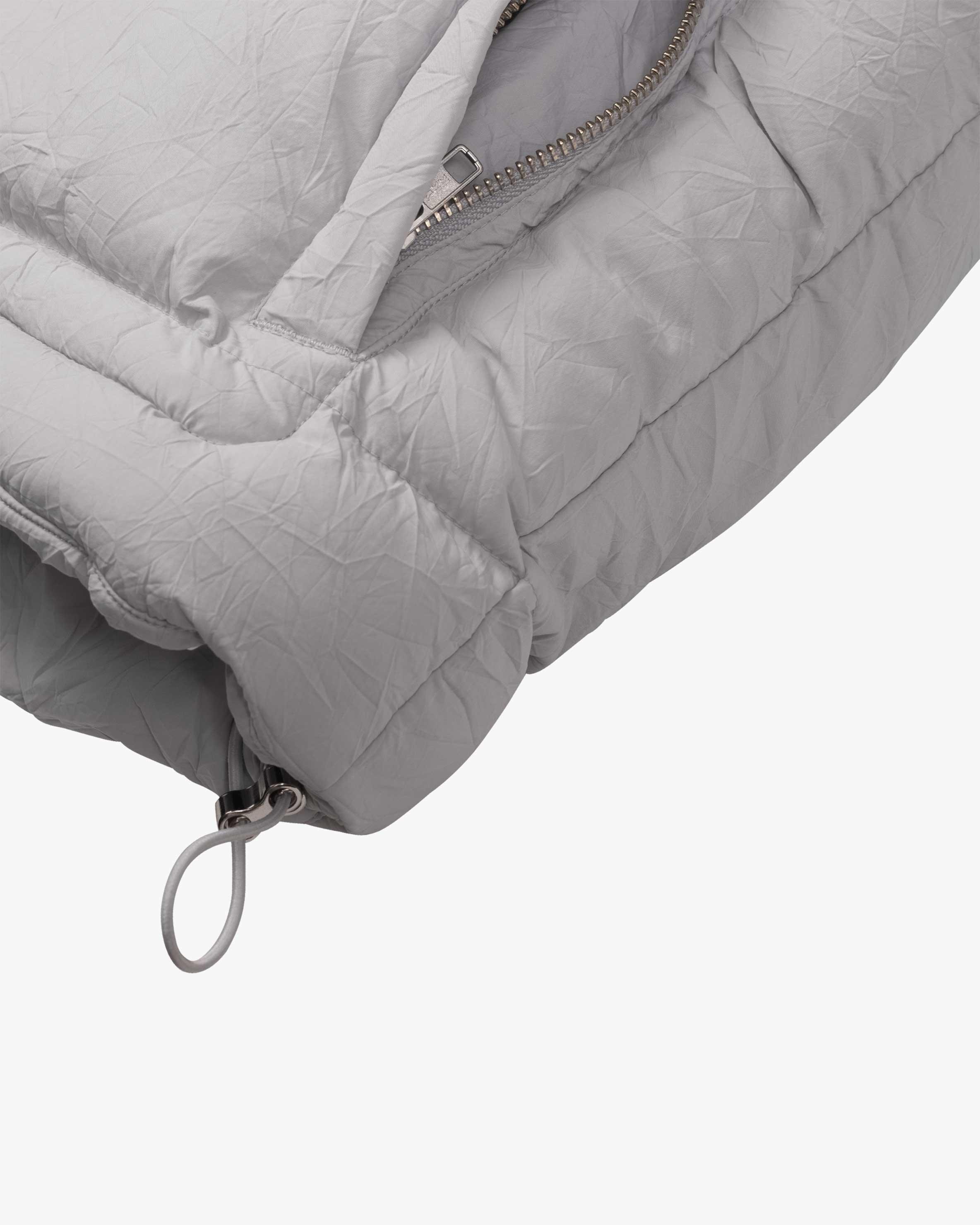 PUFFER JACKET LIGHT GREY - Image 16