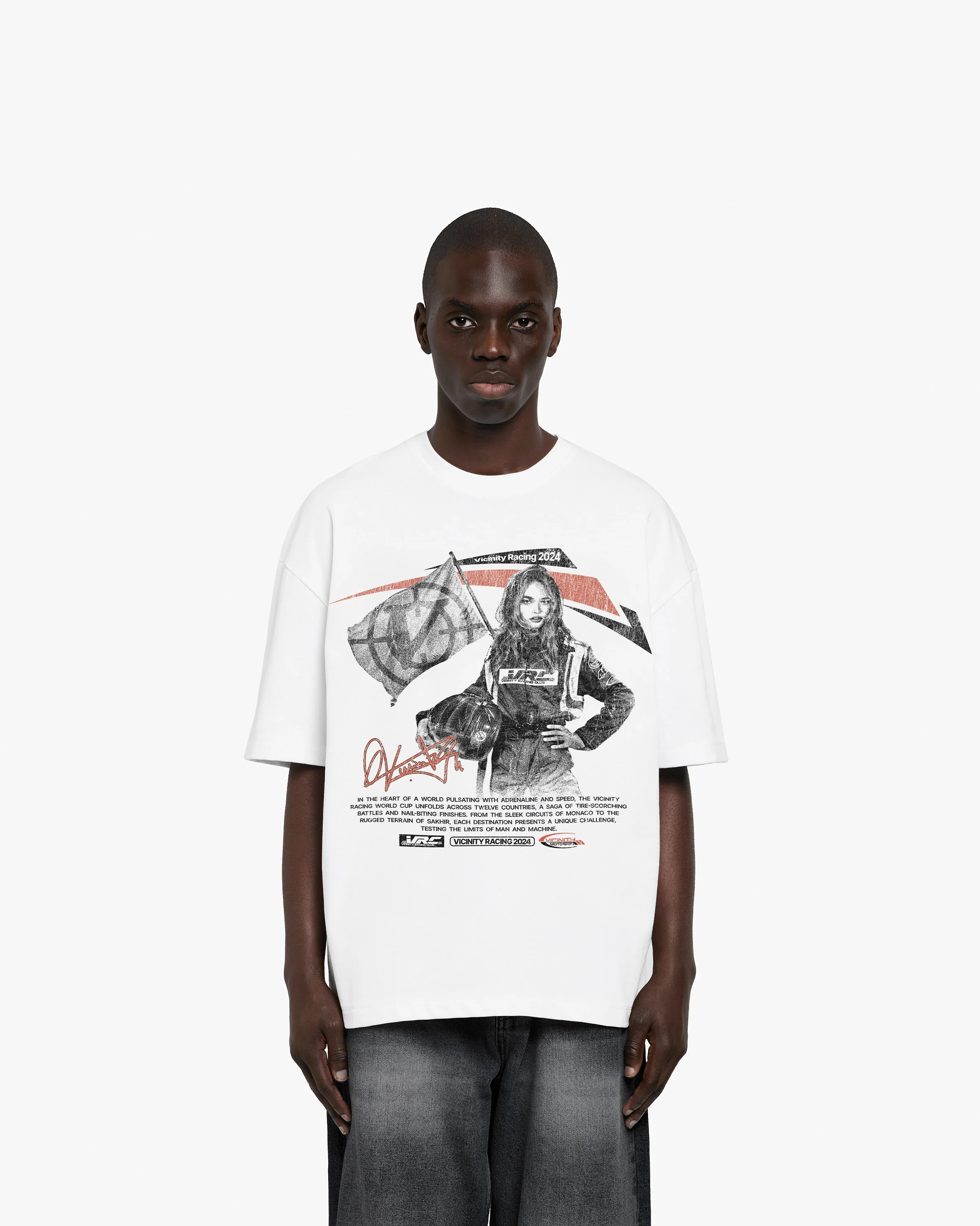 RACING GIRL TEE WHITE - Image 3