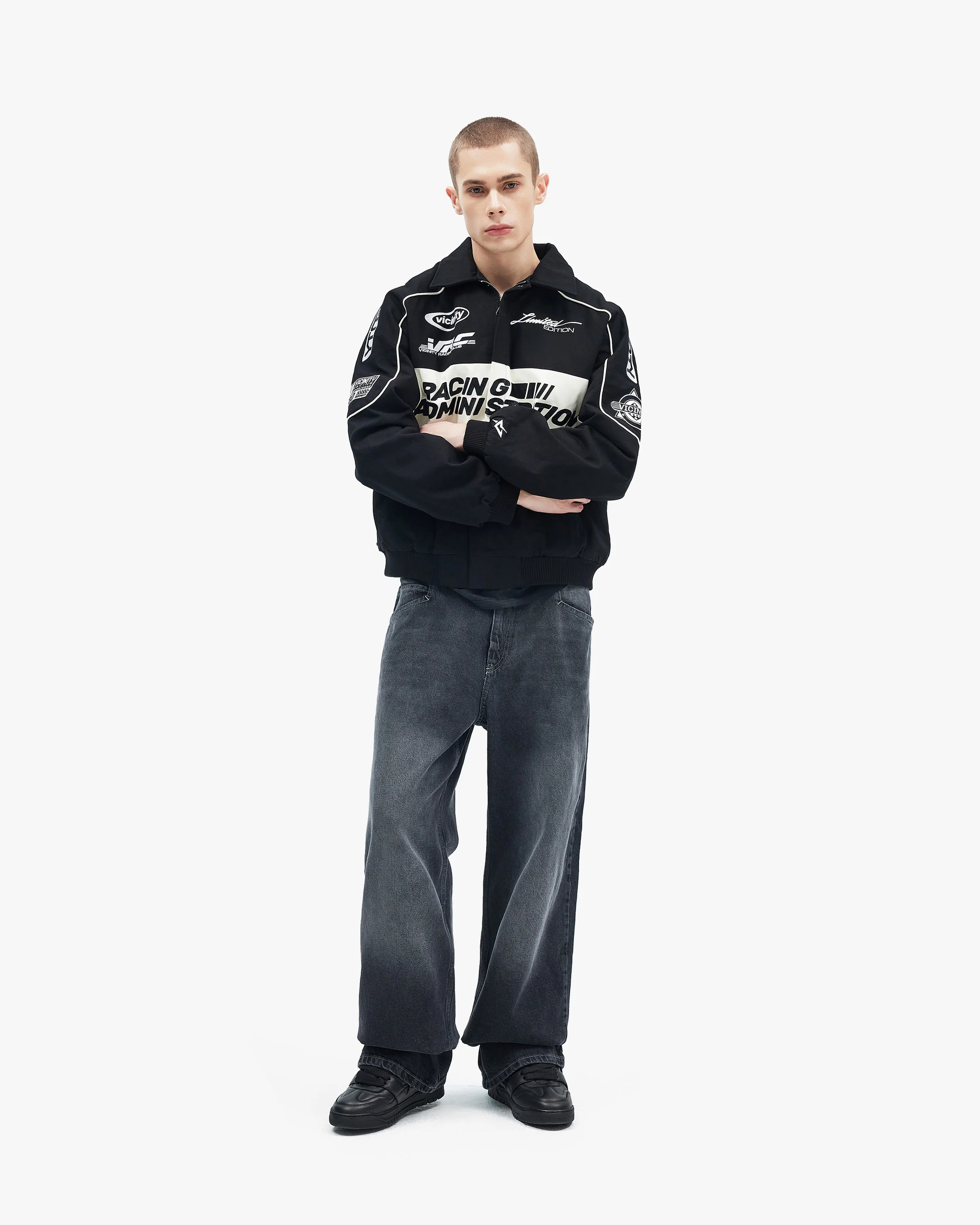 RACING JACKET BLACK - Image 11