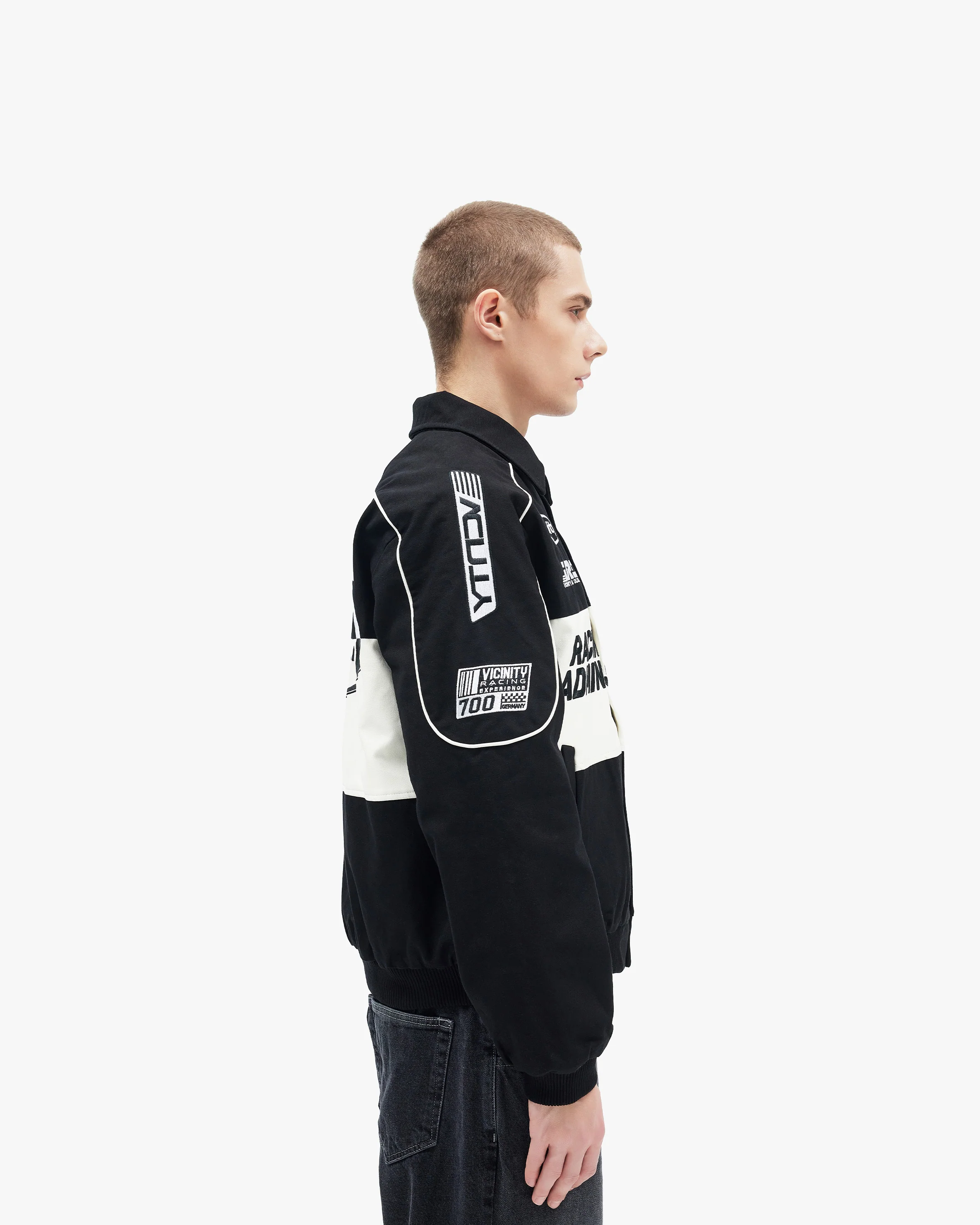 RACING JACKET BLACK - Image 5