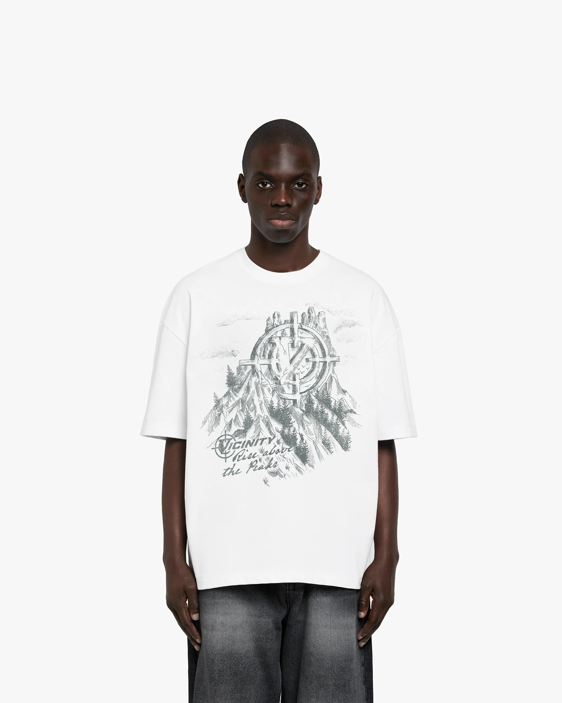 RISE ABOVE THE PEAKS TEE WHITE - Image 2
