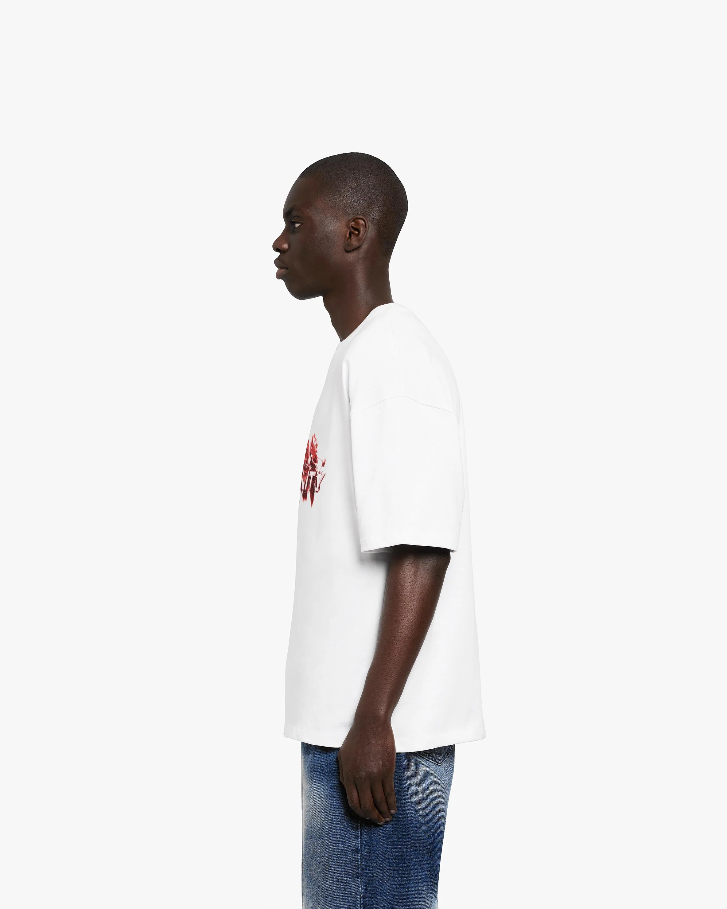 ROSE LOGO TEE WHITE - Image 4