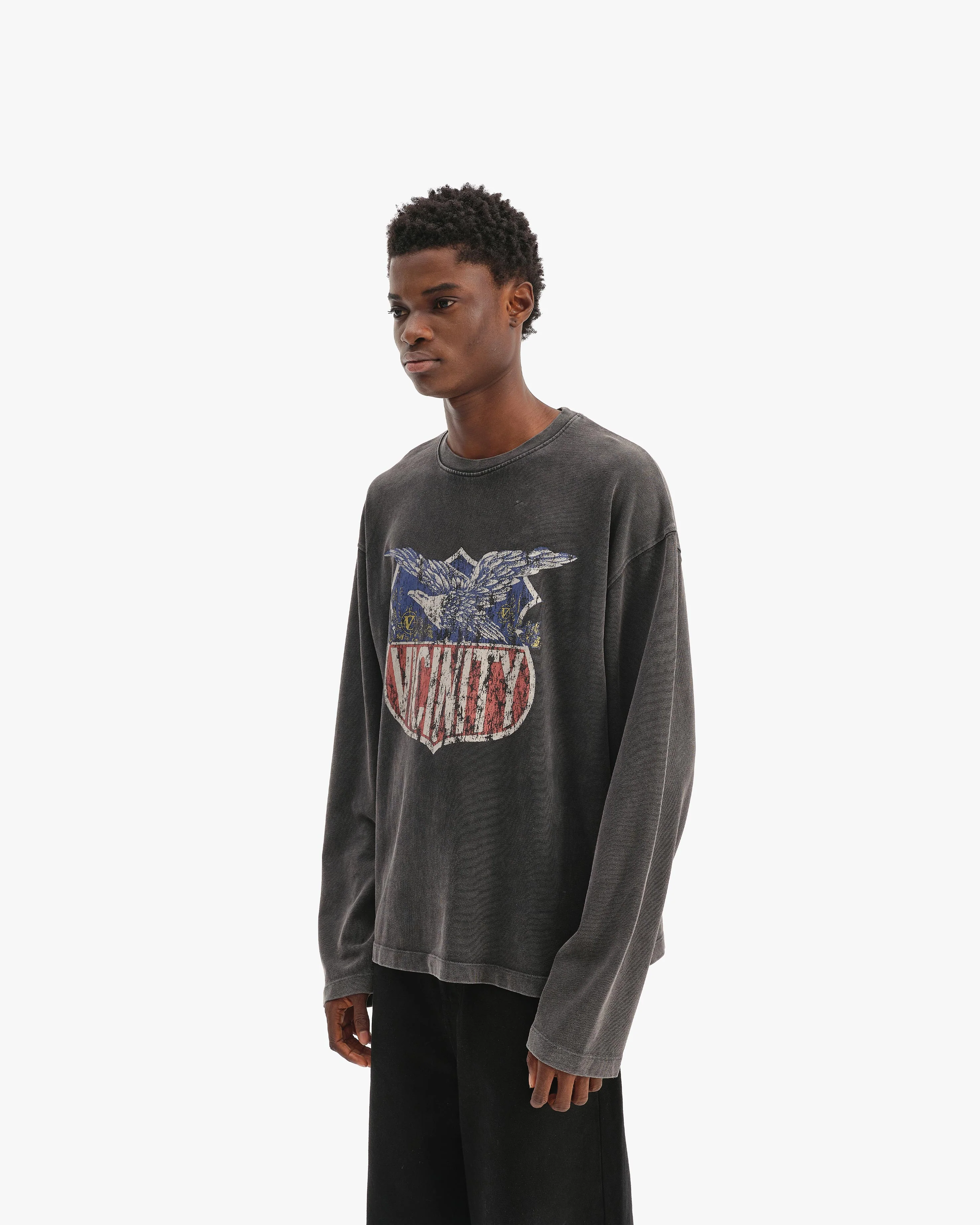 ROUTE VICINITY LONGSLEEVE VINTAGE BLACK - Image 4