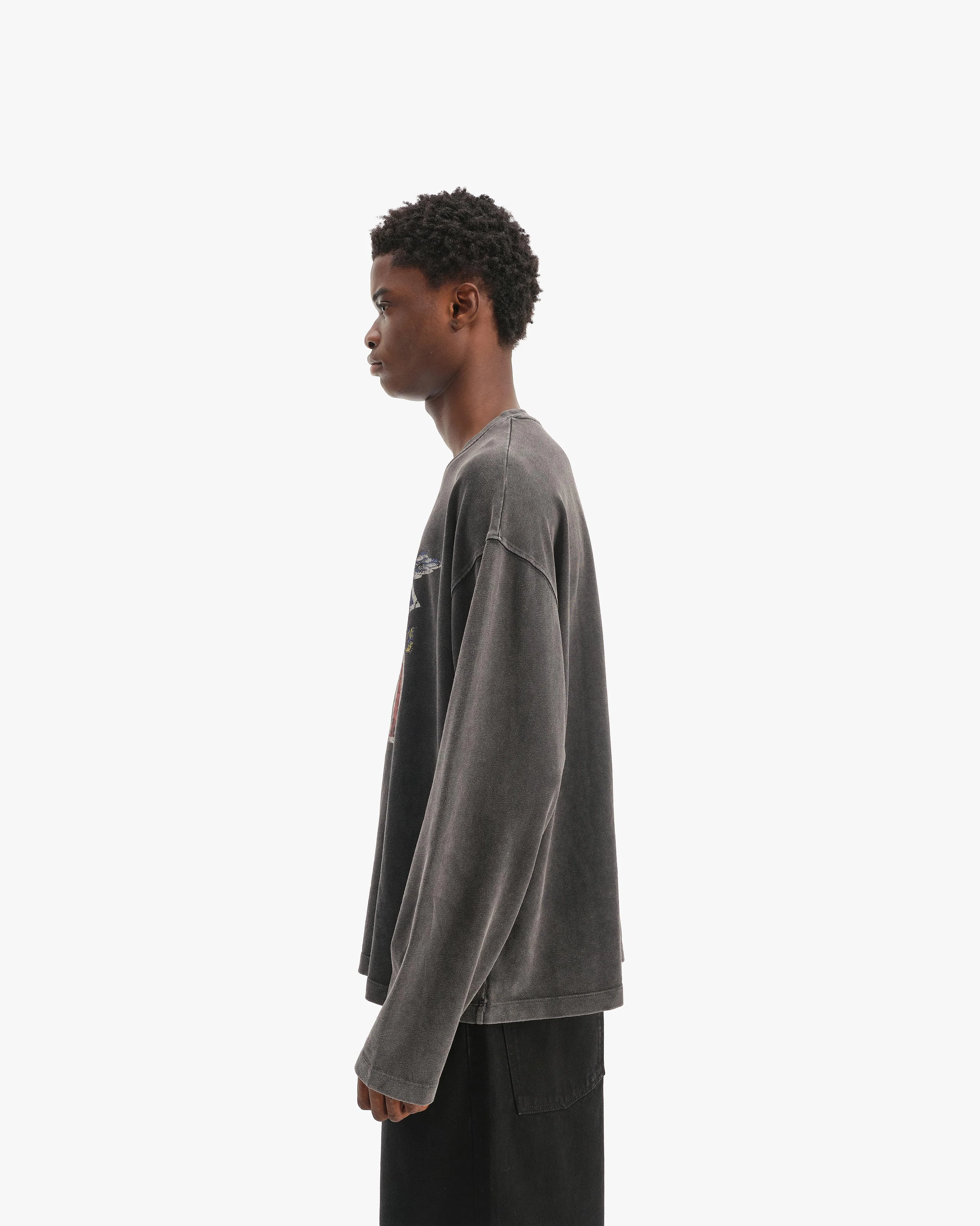 ROUTE VICINITY LONGSLEEVE VINTAGE BLACK - Image 5