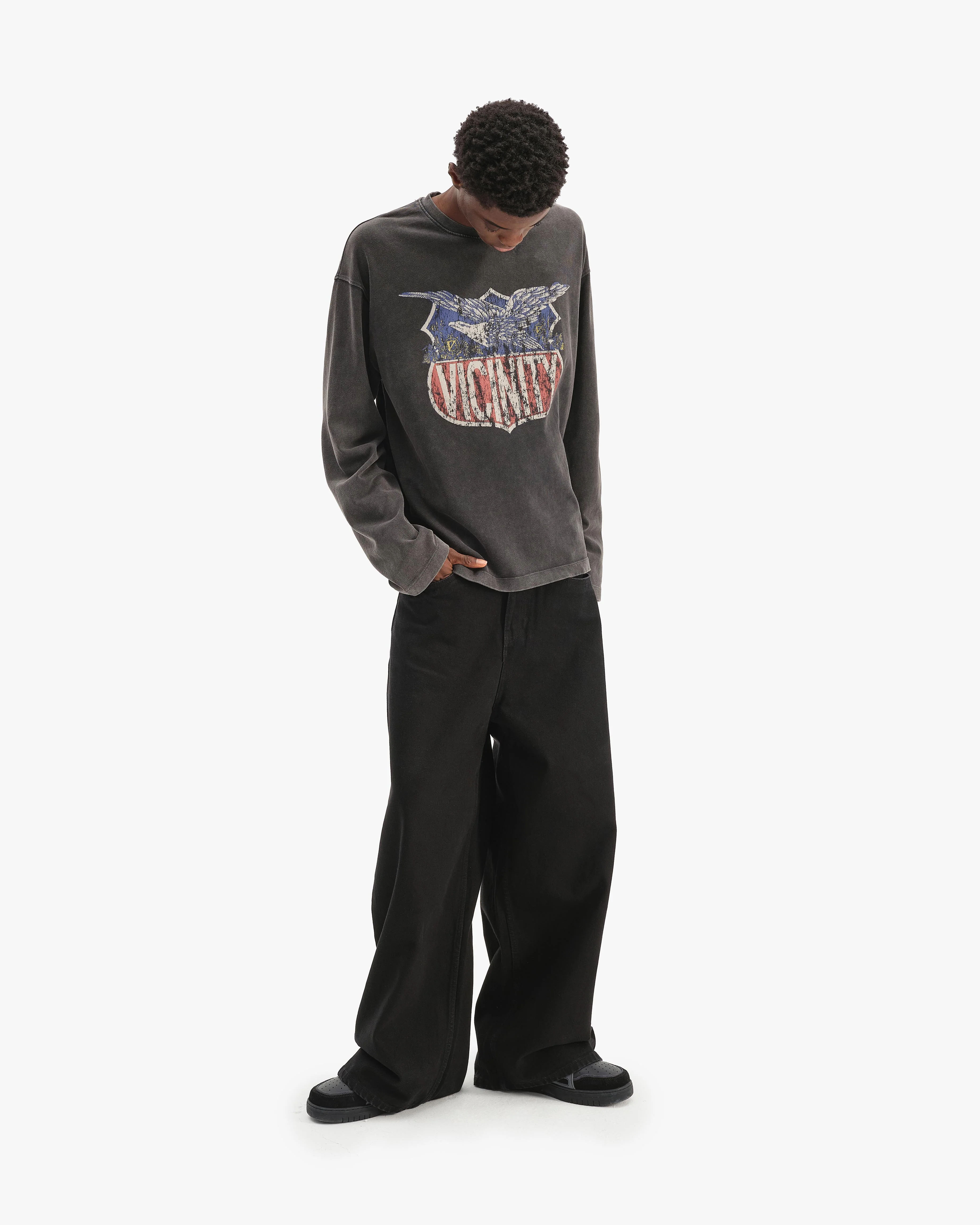 ROUTE VICINITY LONGSLEEVE VINTAGE BLACK - Image 8