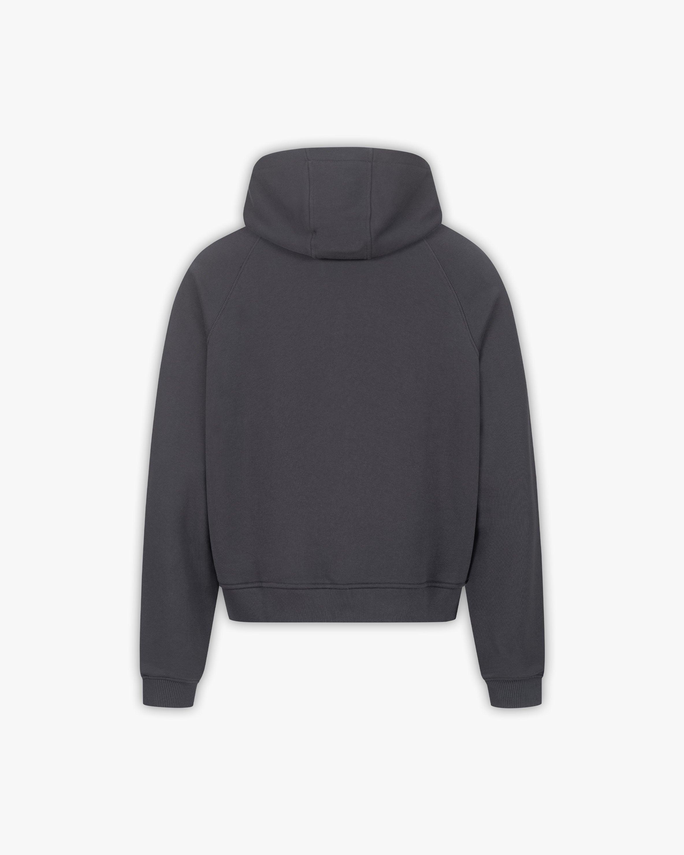 SHOOTING HOUSE ZIP HOODIE DARK GREY - Image 6