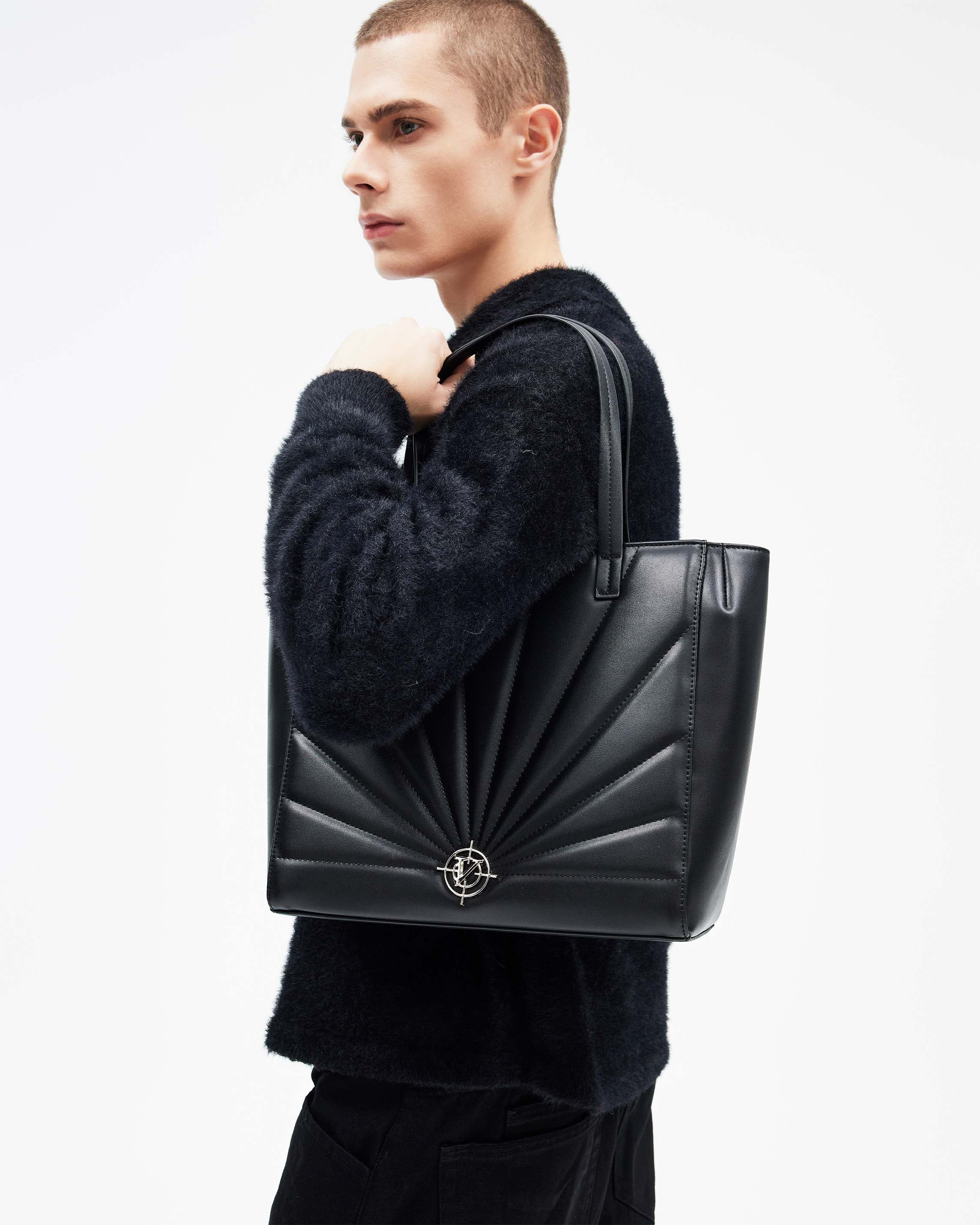 SHOPPER BAG - BLACK - Image 7