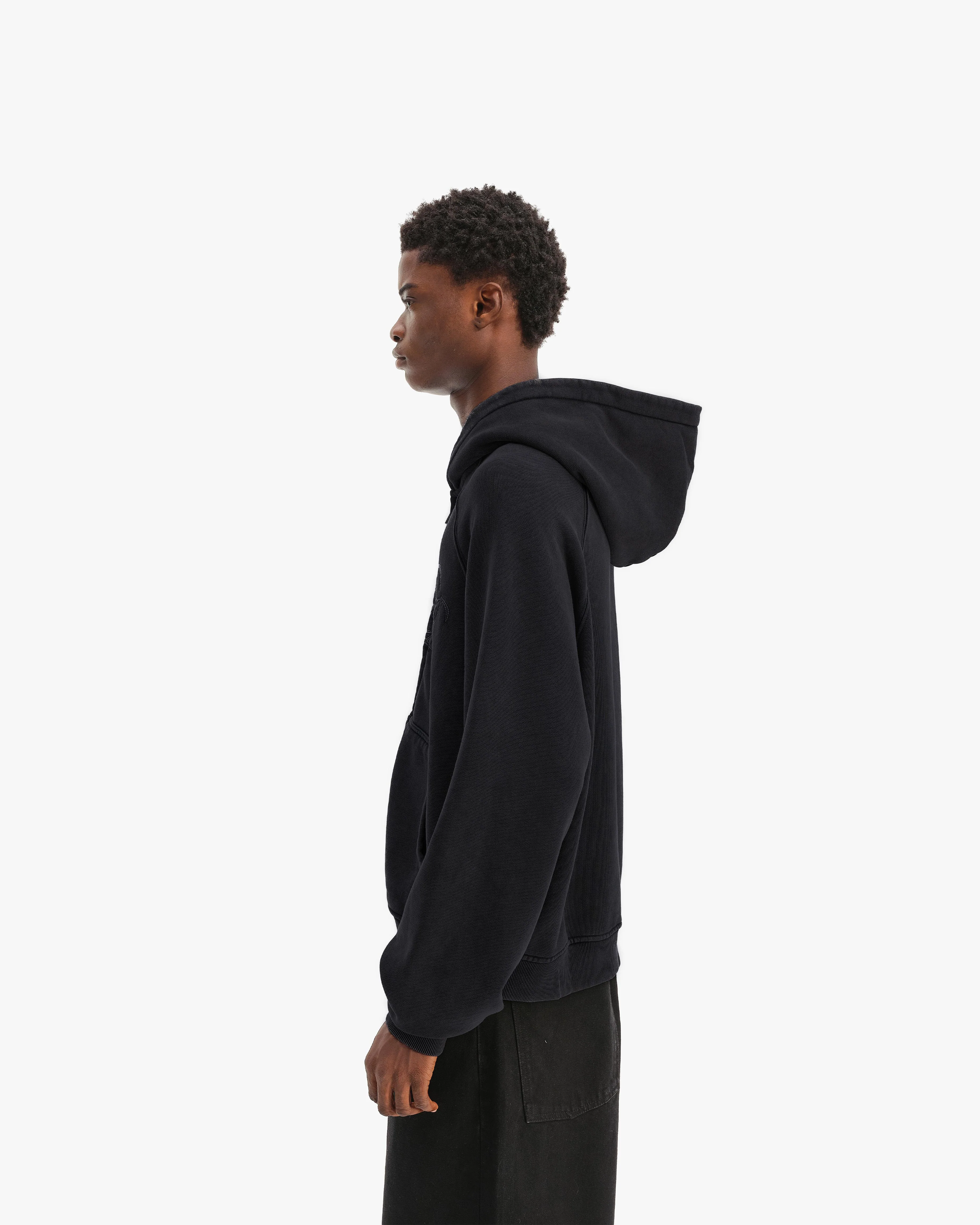 SIGNATURE ZIP HOODIE VINTAGE BLACK - Image 5