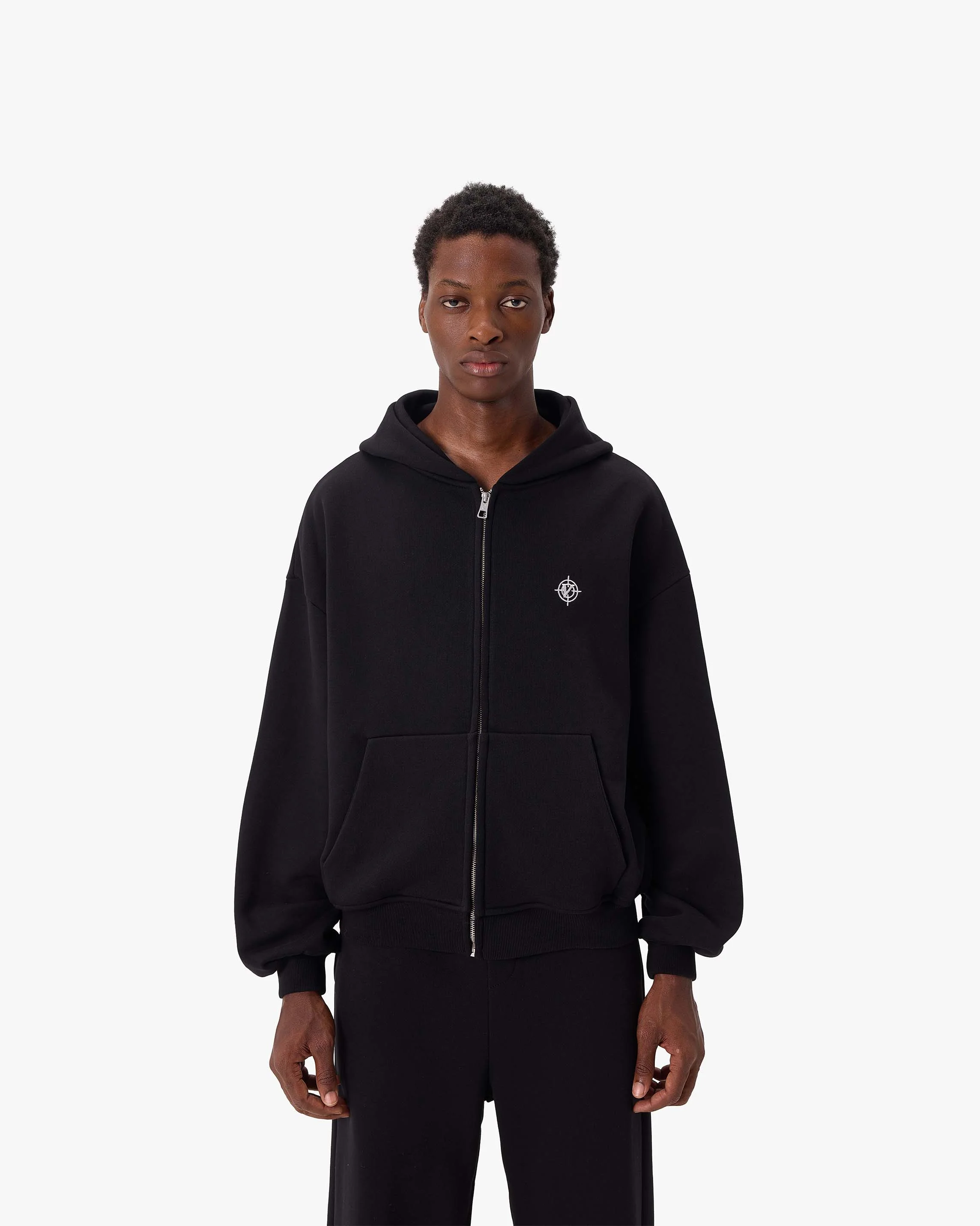 SOFTS ZIP-HOODIE BLACK - Image 3