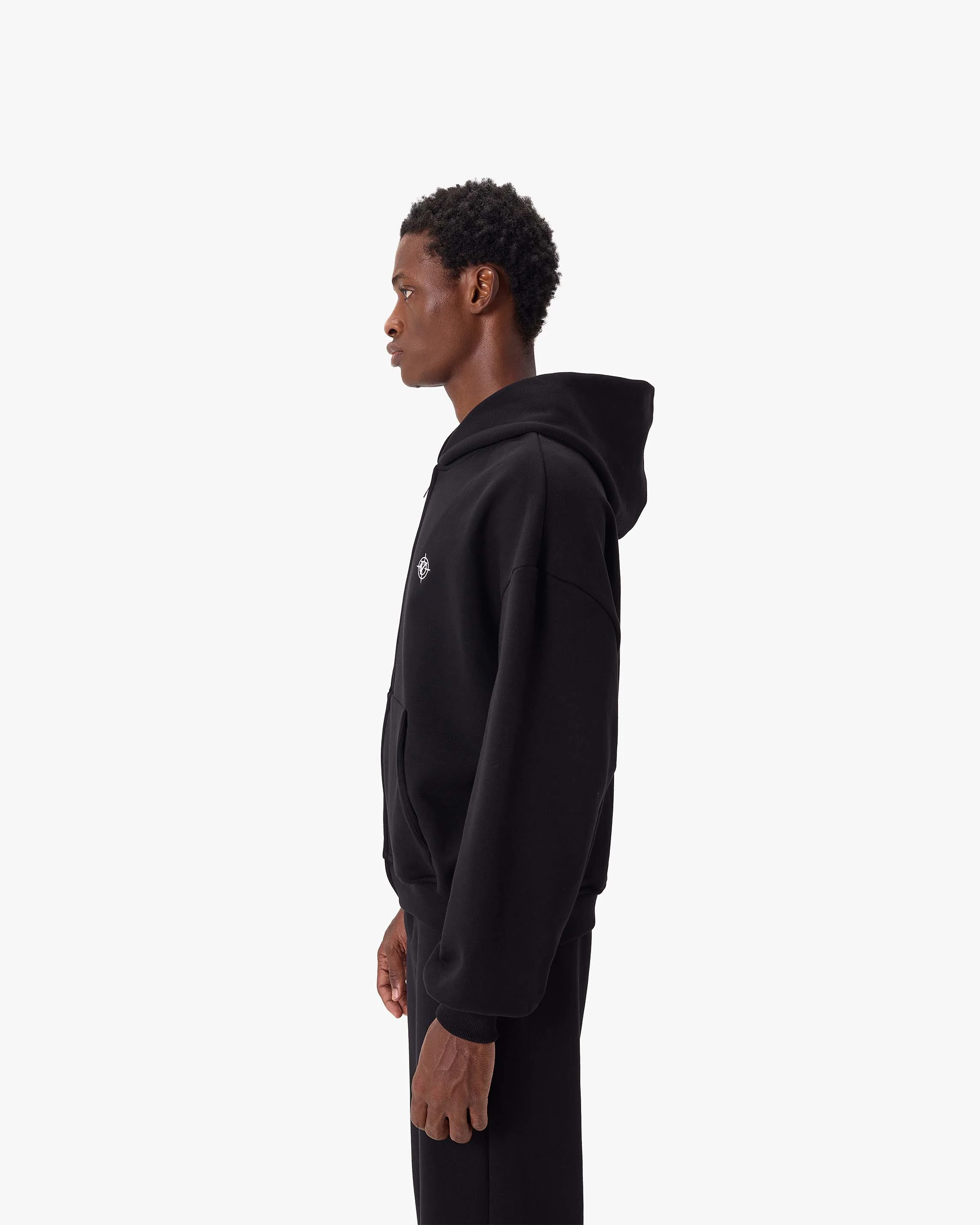 SOFTS ZIP-HOODIE BLACK - Image 5