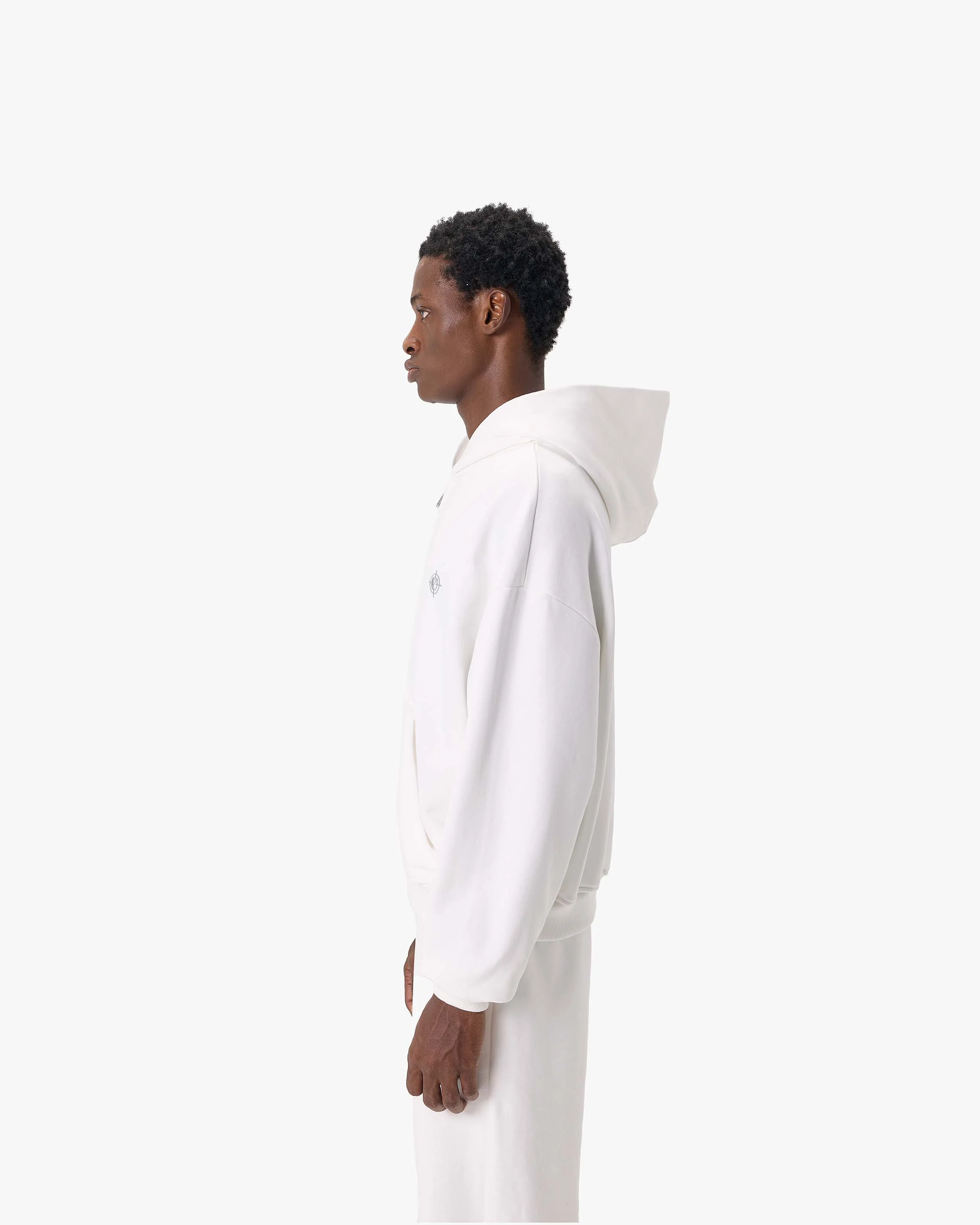 SOFTS ZIP-HOODIE WHITE - Image 5