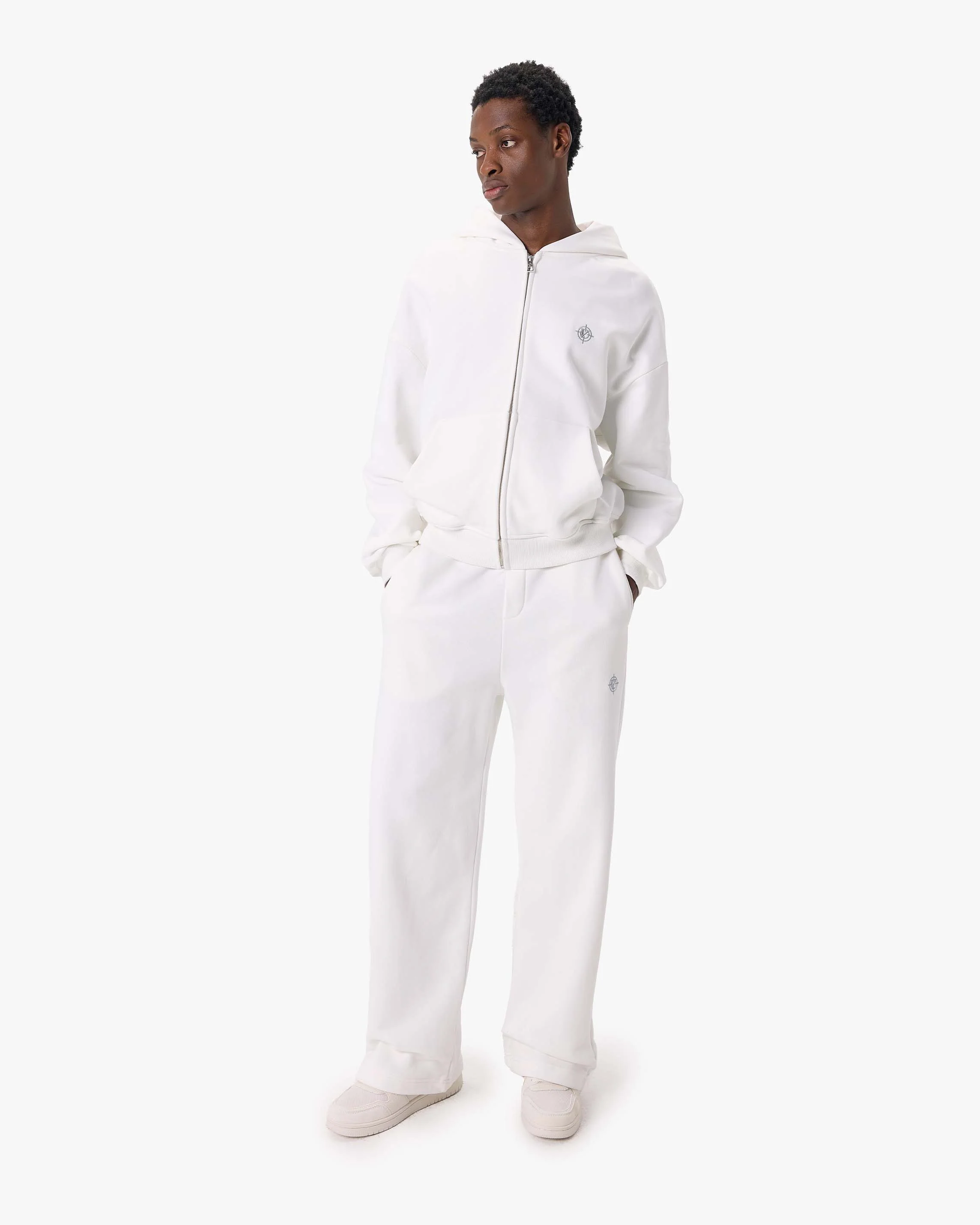 SOFTS ZIP-HOODIE WHITE - Image 8