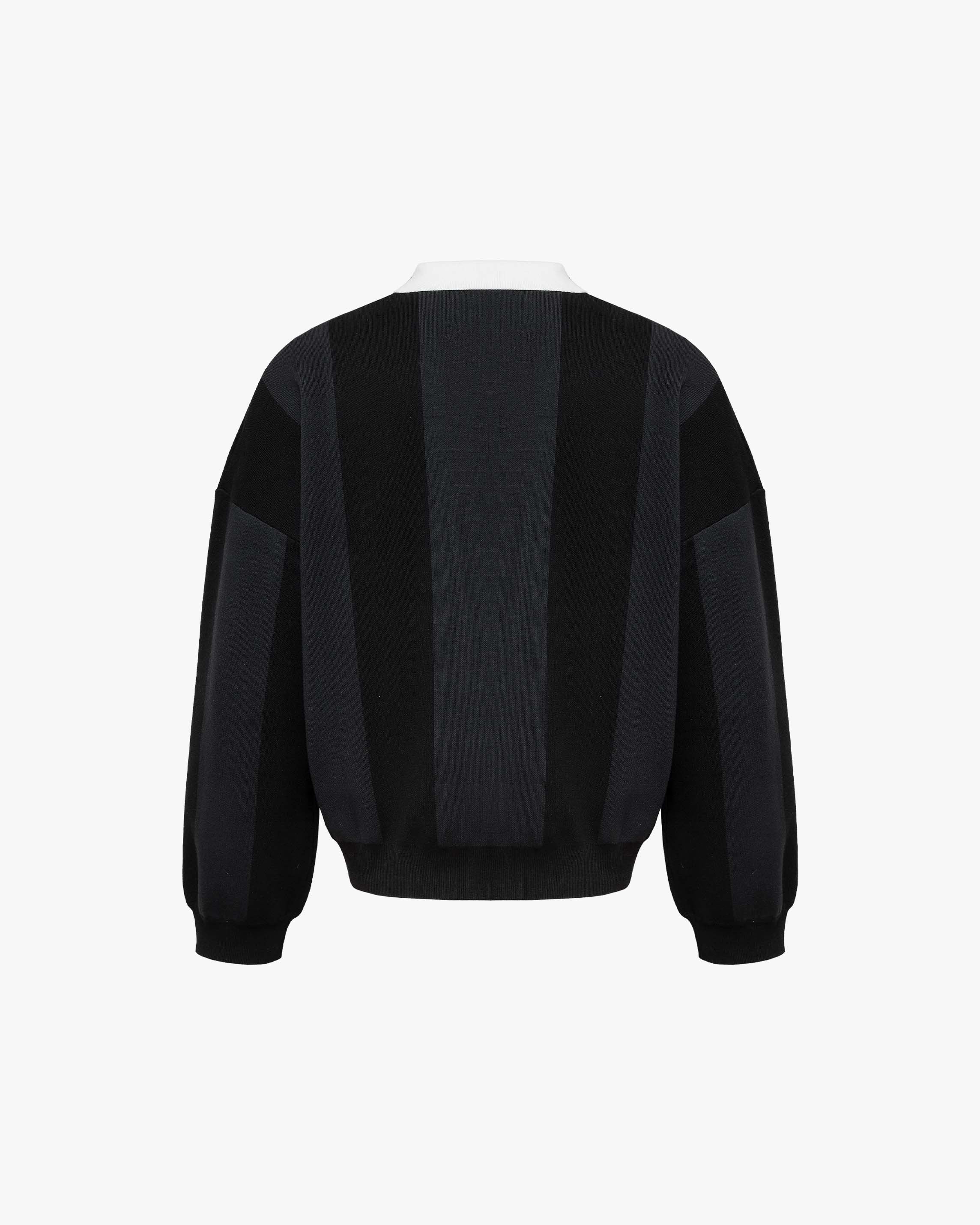 SPORTS TEAM JERSEY KNIT BLACK - Image 12