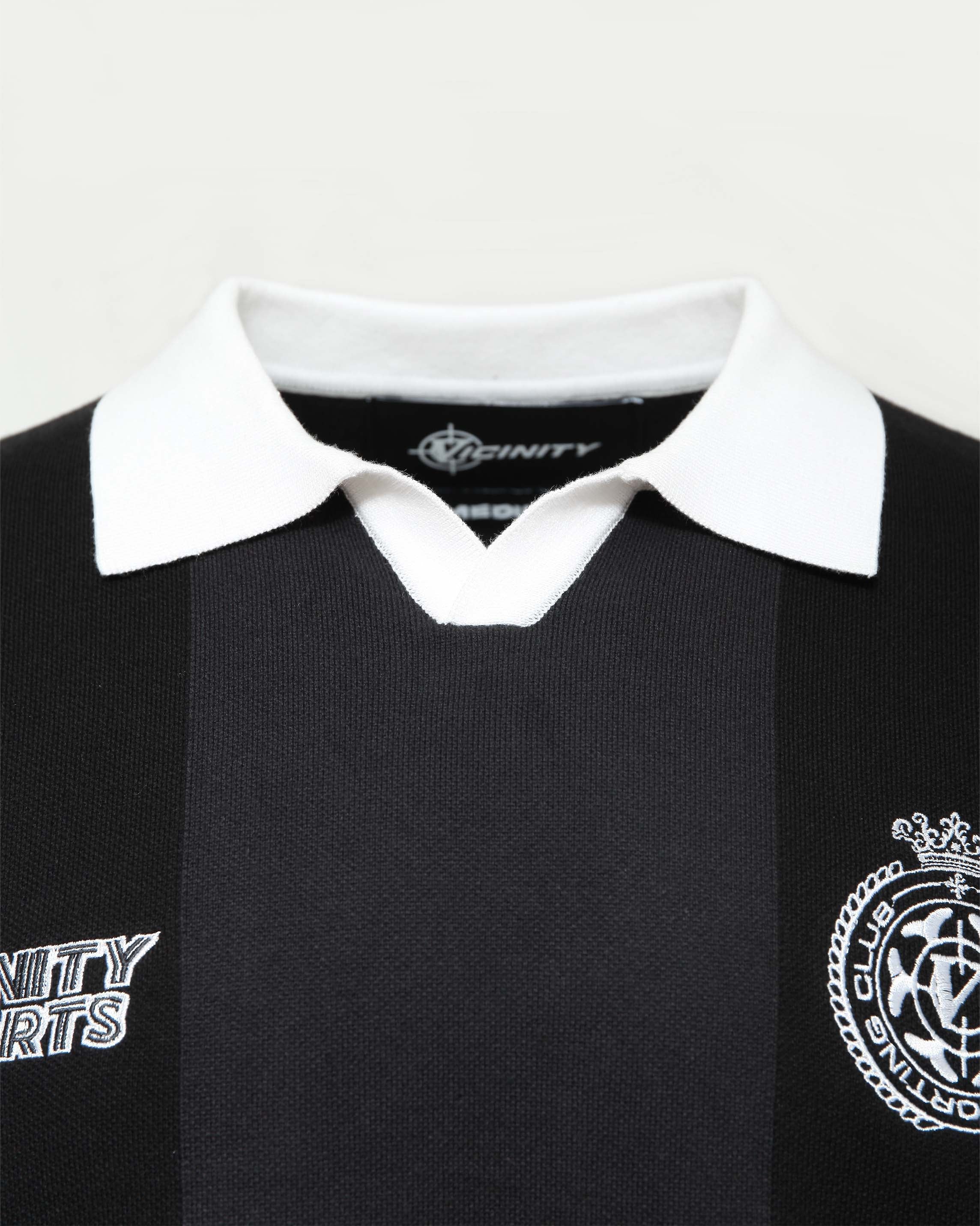 SPORTS TEAM JERSEY KNIT BLACK - Image 7