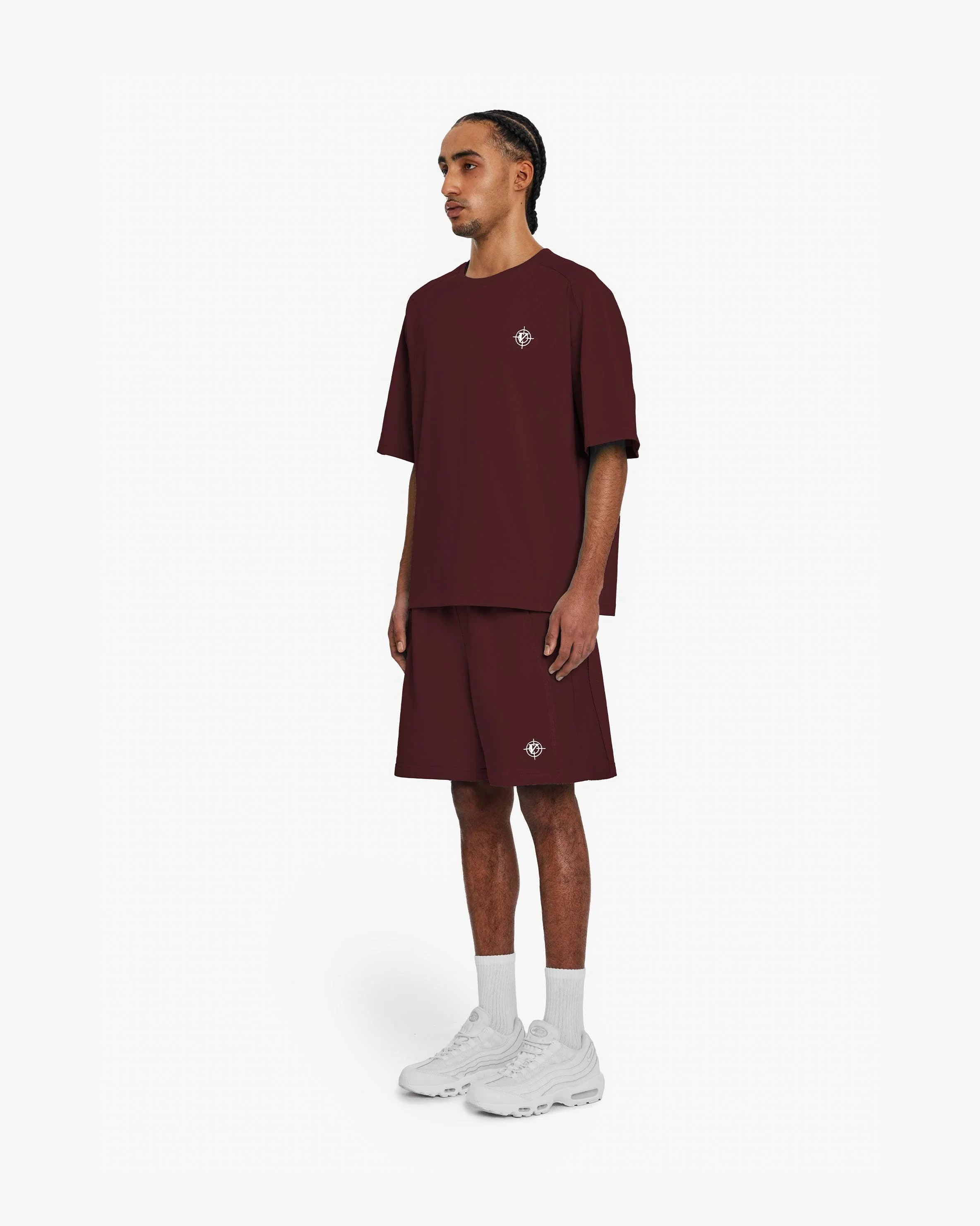 T-SHIRT WINE RED - Image 4