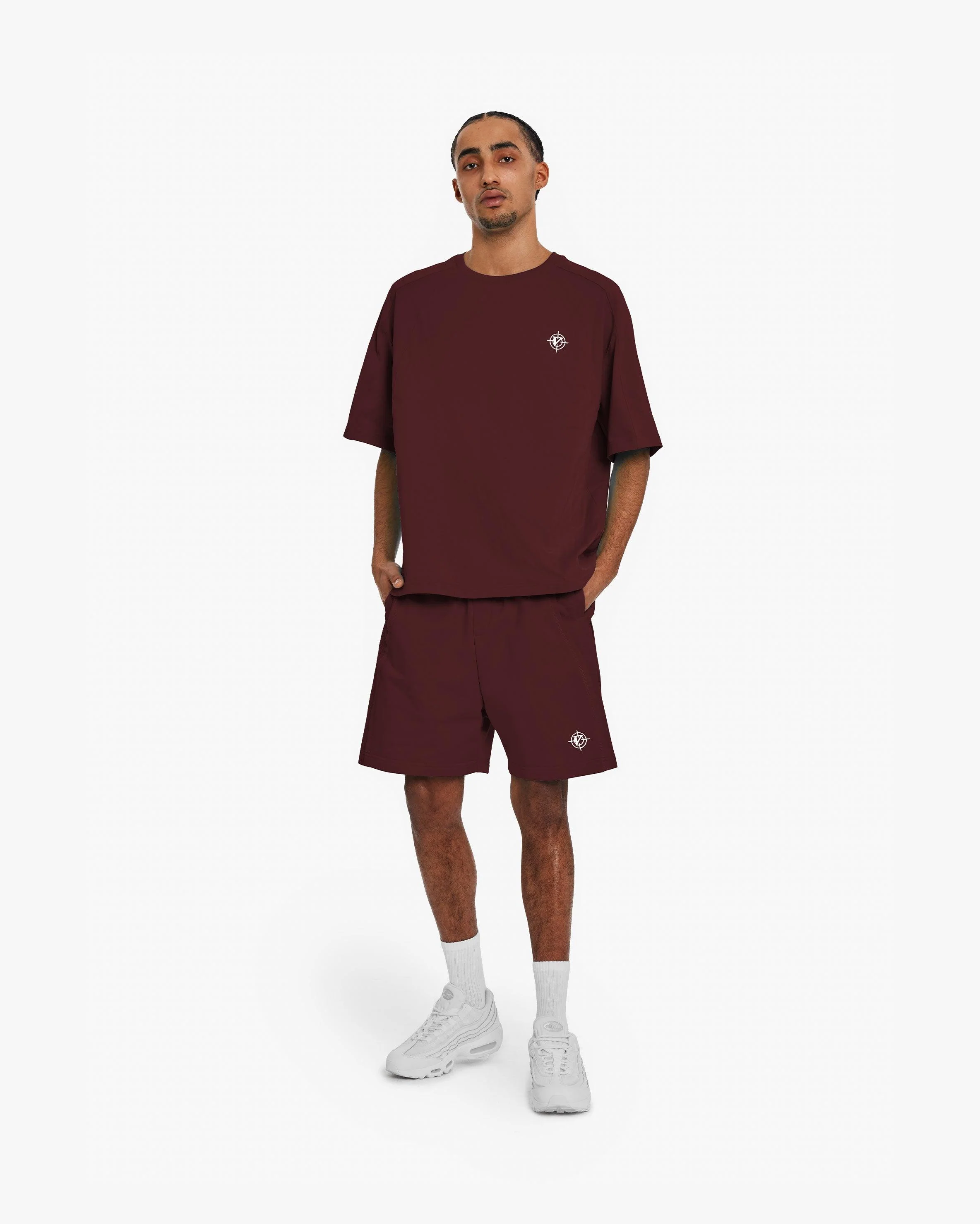 T-SHIRT WINE RED - Image 9