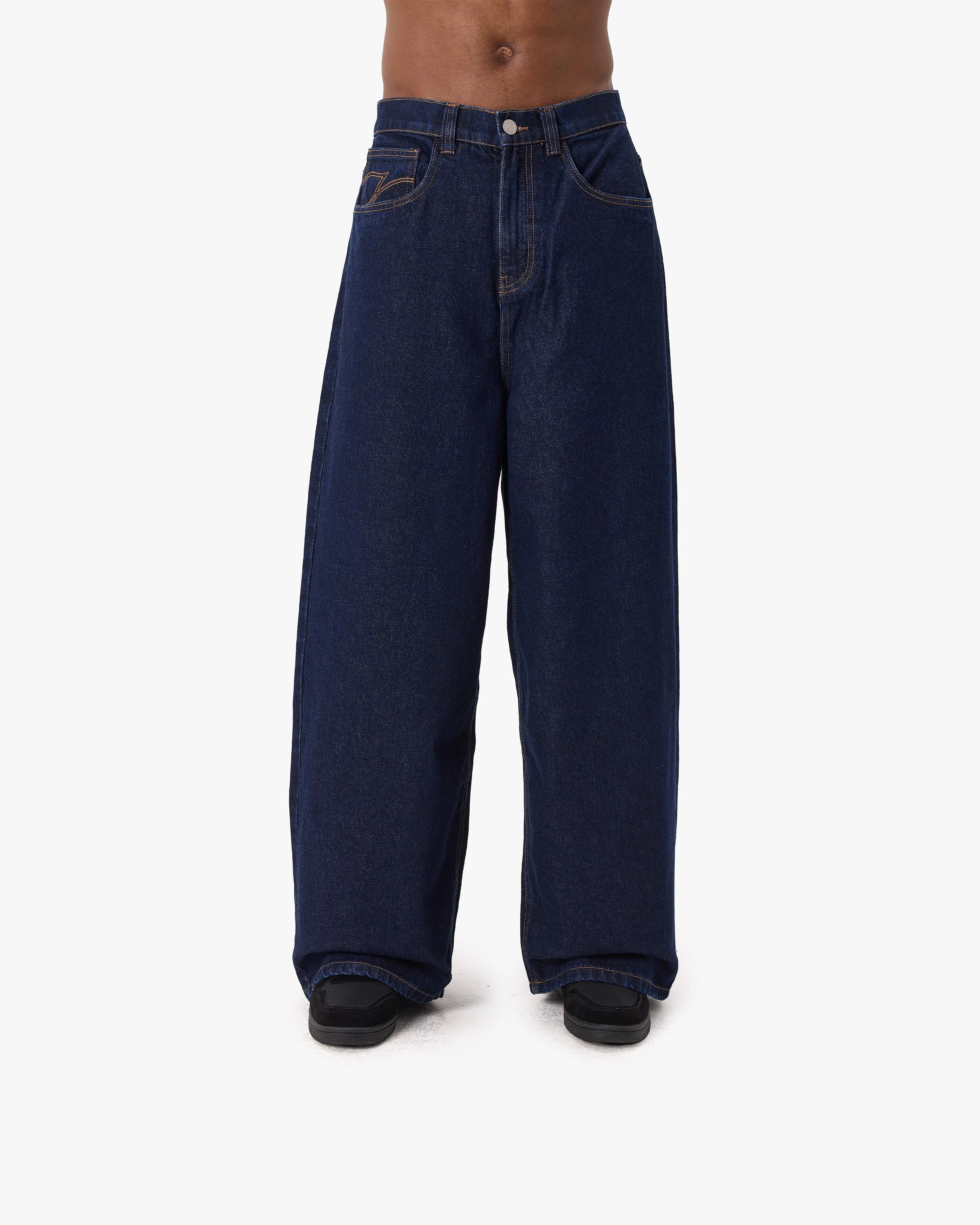THE BAGGY DENIM RAW BLUE - Image 3