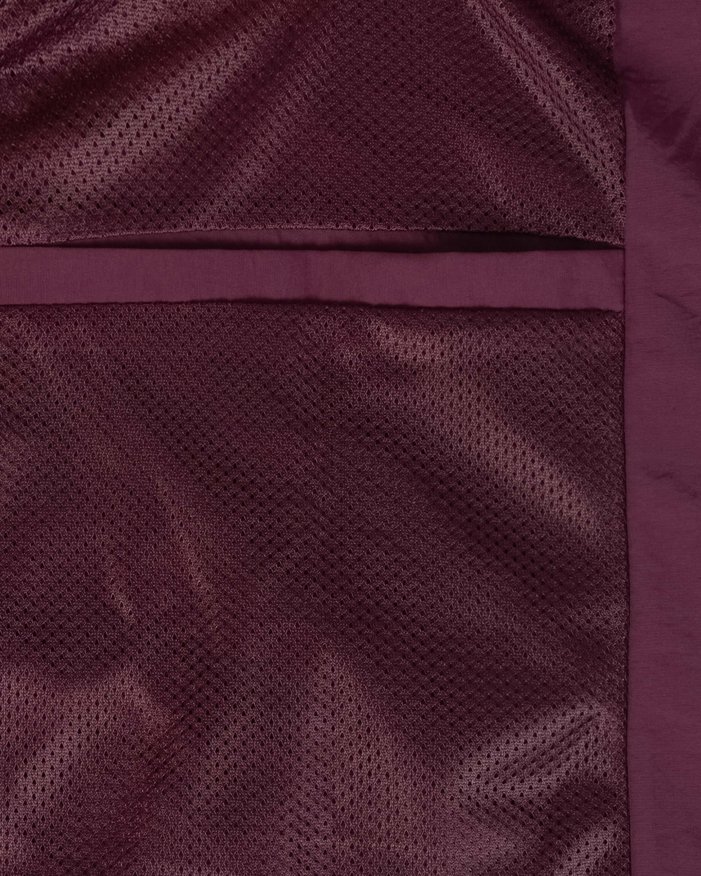 TRACK JACKET BURGUNDY - Image 11