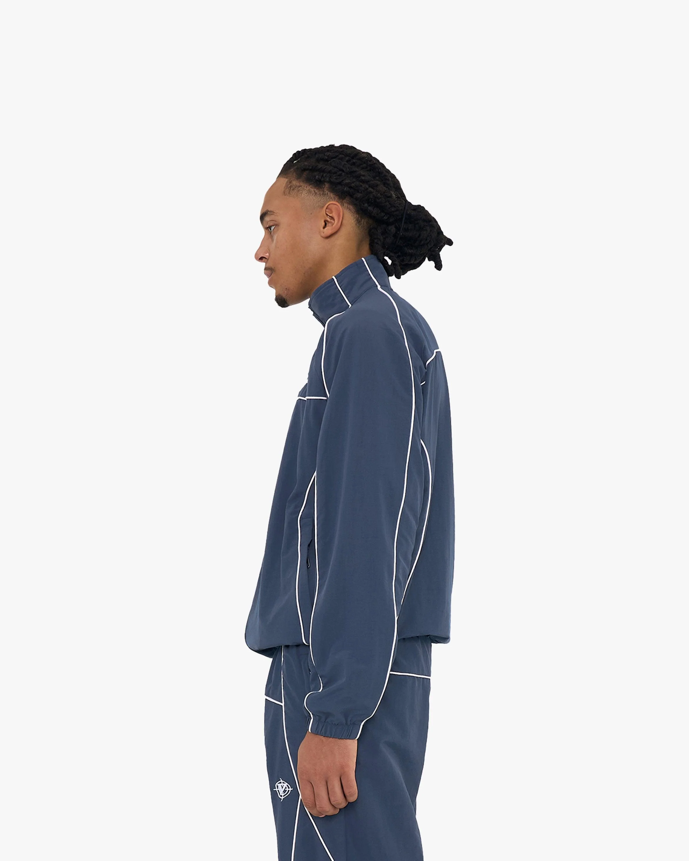 TRACK JACKET DARK BLUE - Image 5