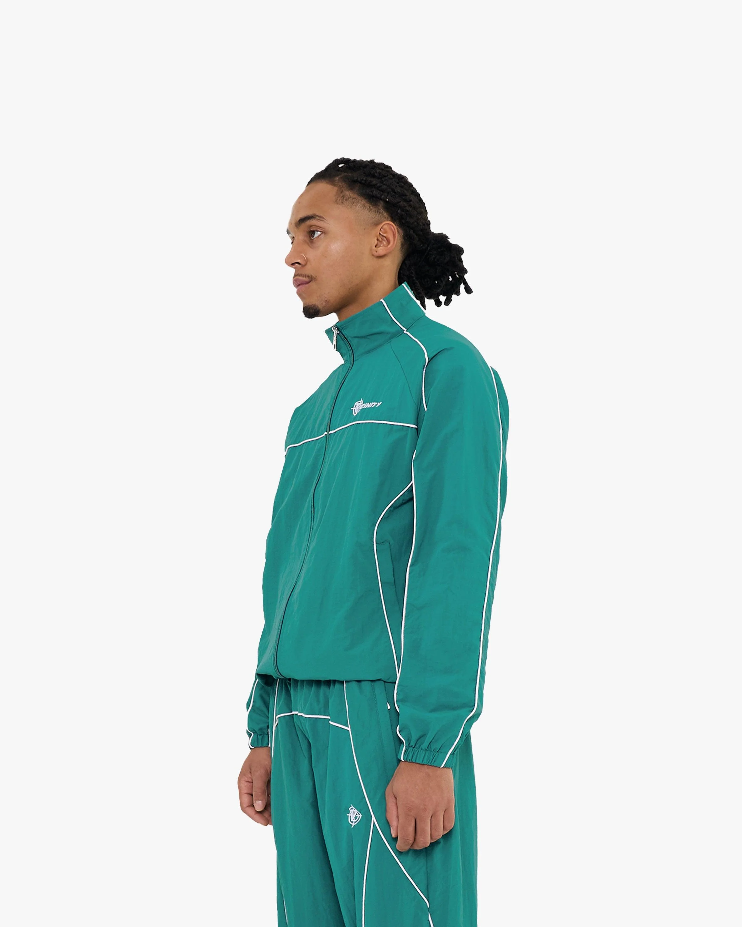 TRACK JACKET GREEN - Image 3