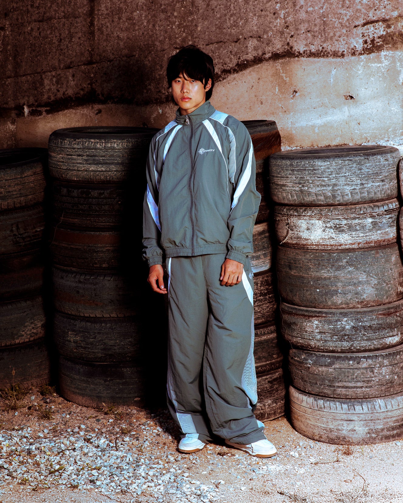 TRACK JACKET V4 GREY - Image 3