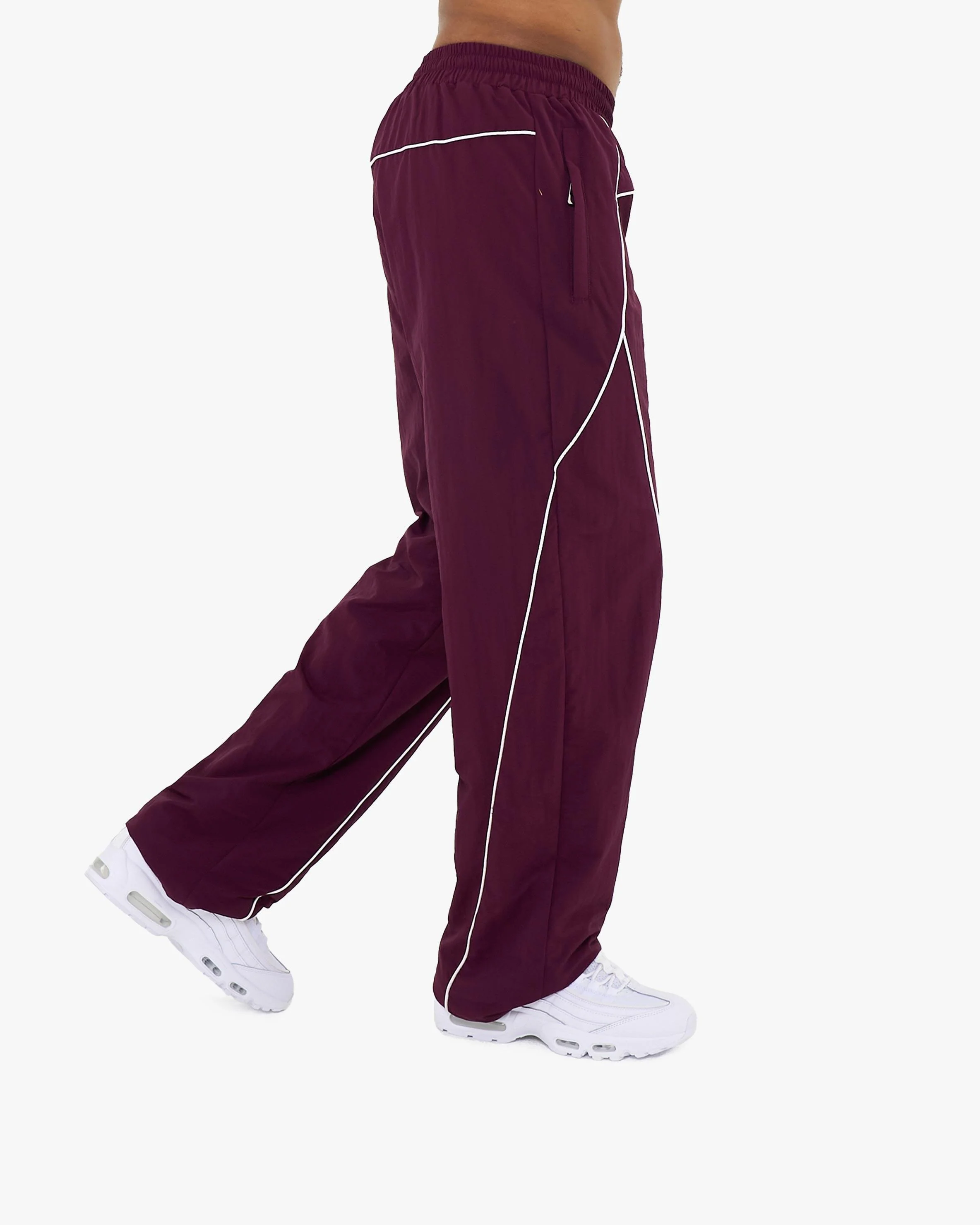 TRACK PANTS BURGUNDY - Image 11